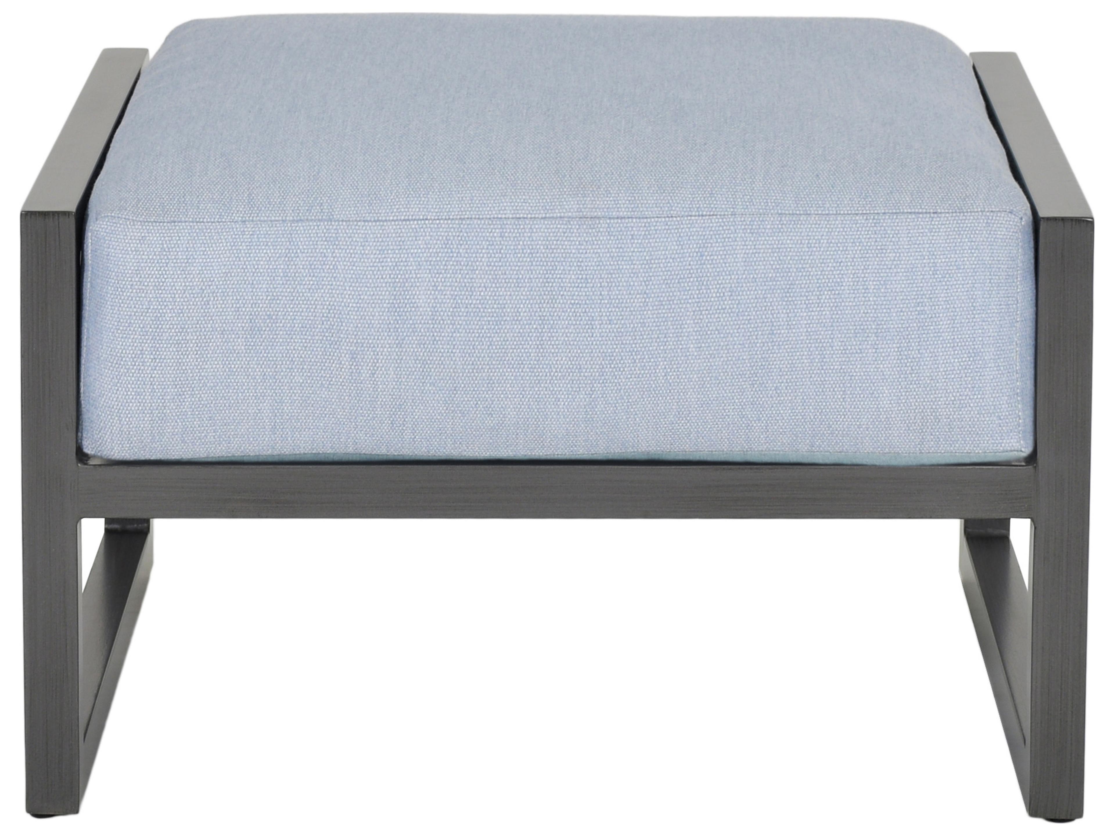 Gala Cushion Aluminum Outdoor Patio Ottoman