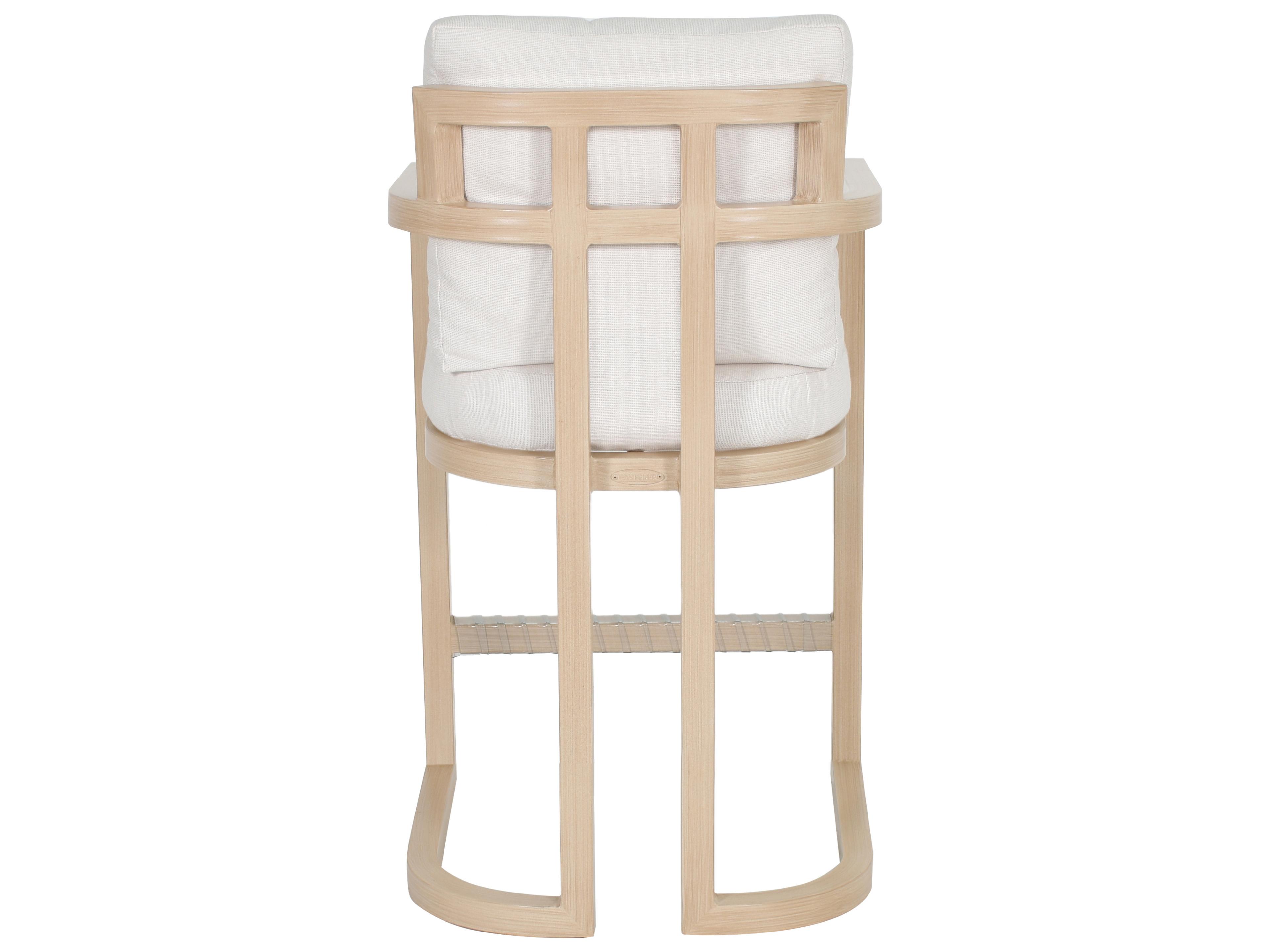 Castelle Gala Cushion Aluminum Outdoor Counter Stool