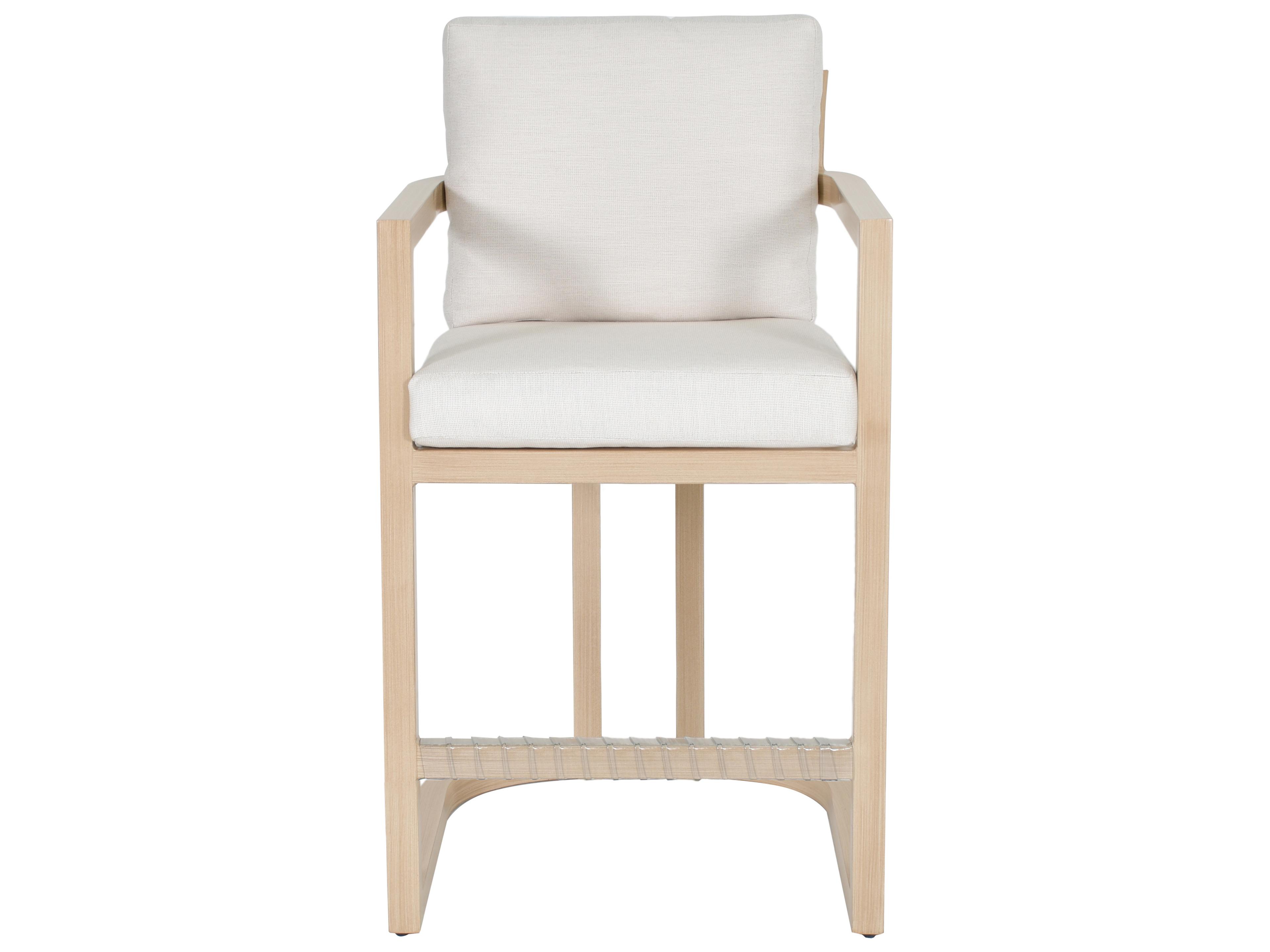 Castelle Gala Cushion Aluminum Outdoor Counter Stool