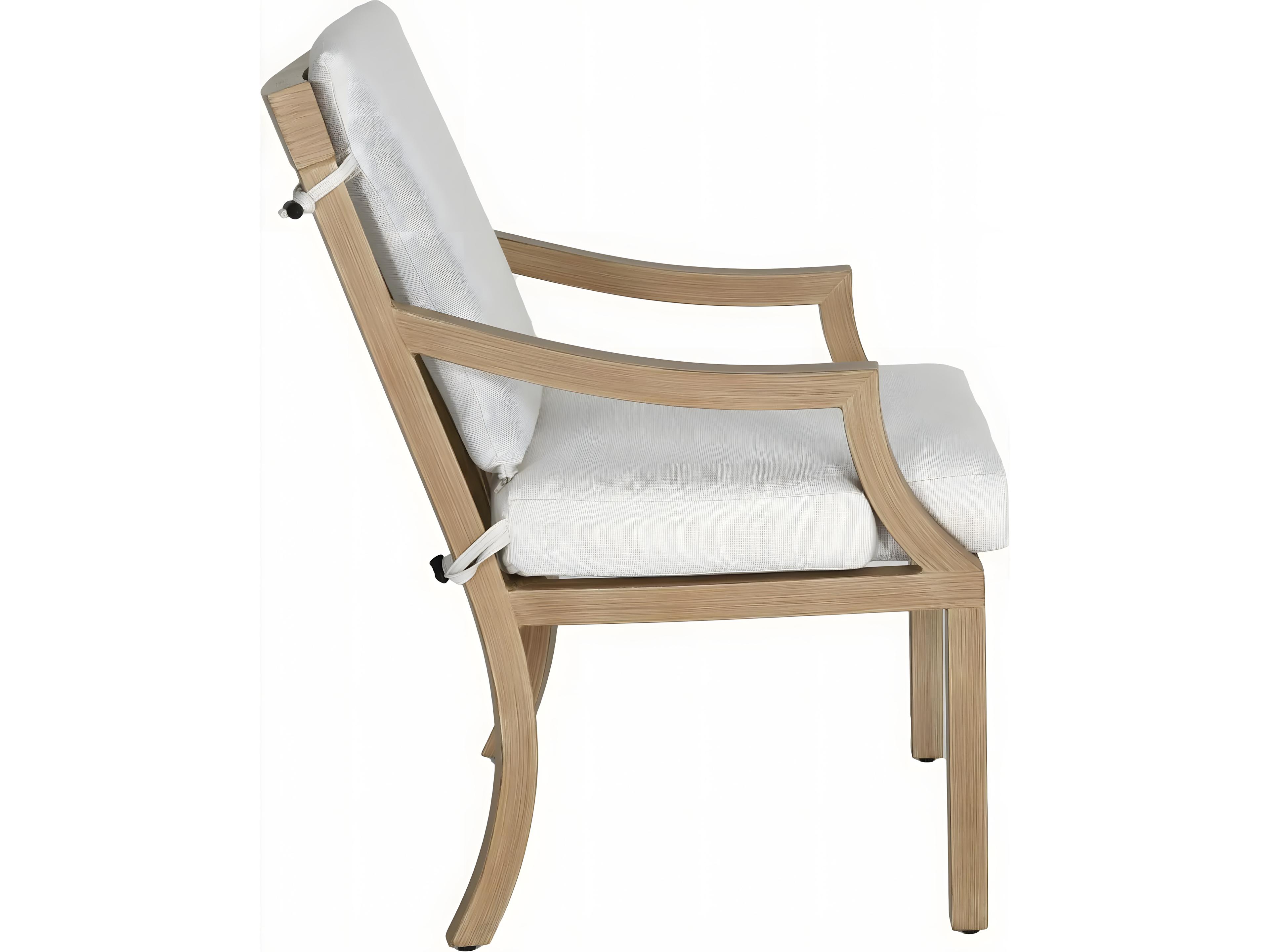 Castelle Nicoya Formal Cast Aluminum Dining Arm Chair