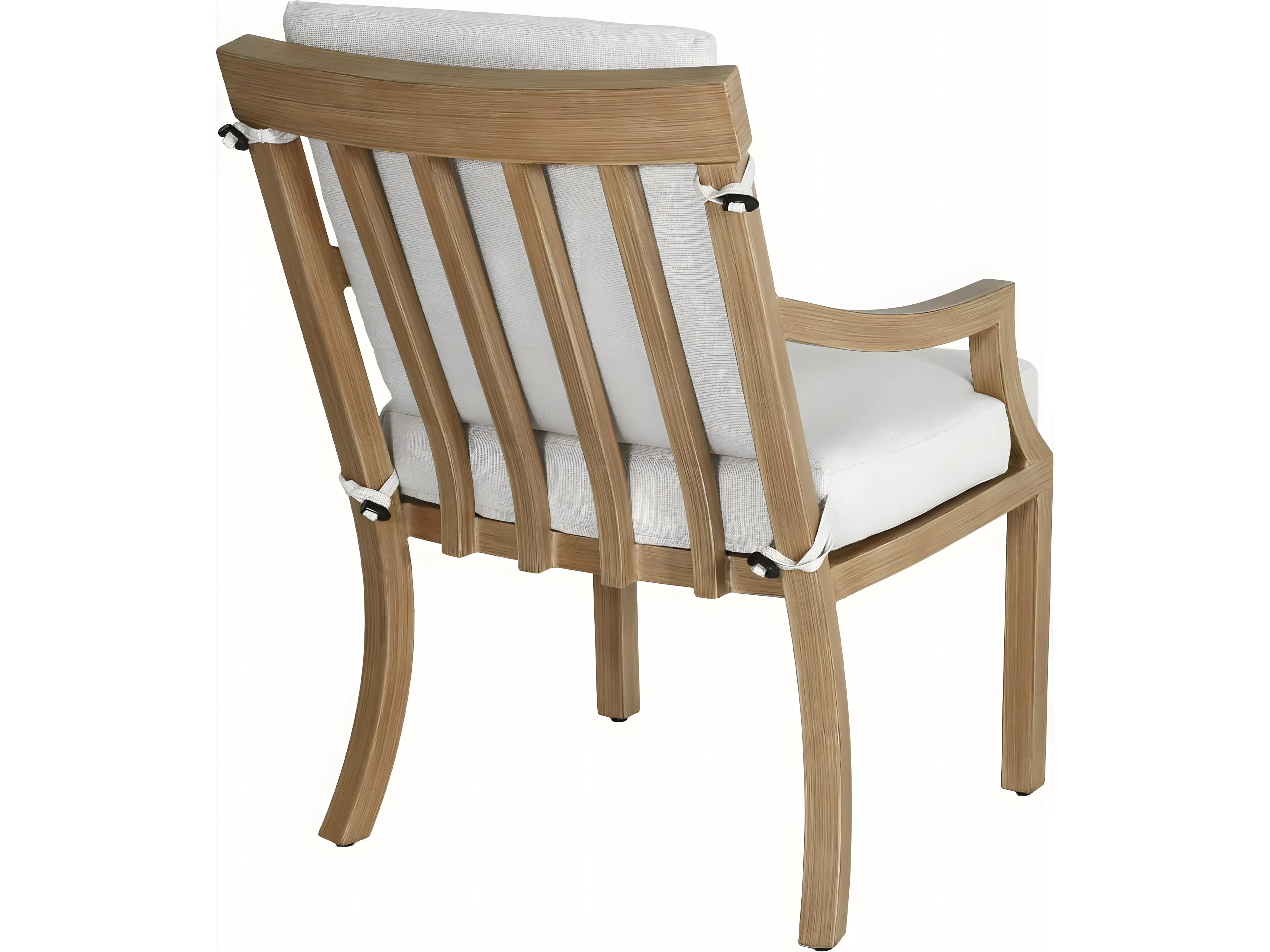 Castelle Nicoya Formal Cast Aluminum Dining Arm Chair