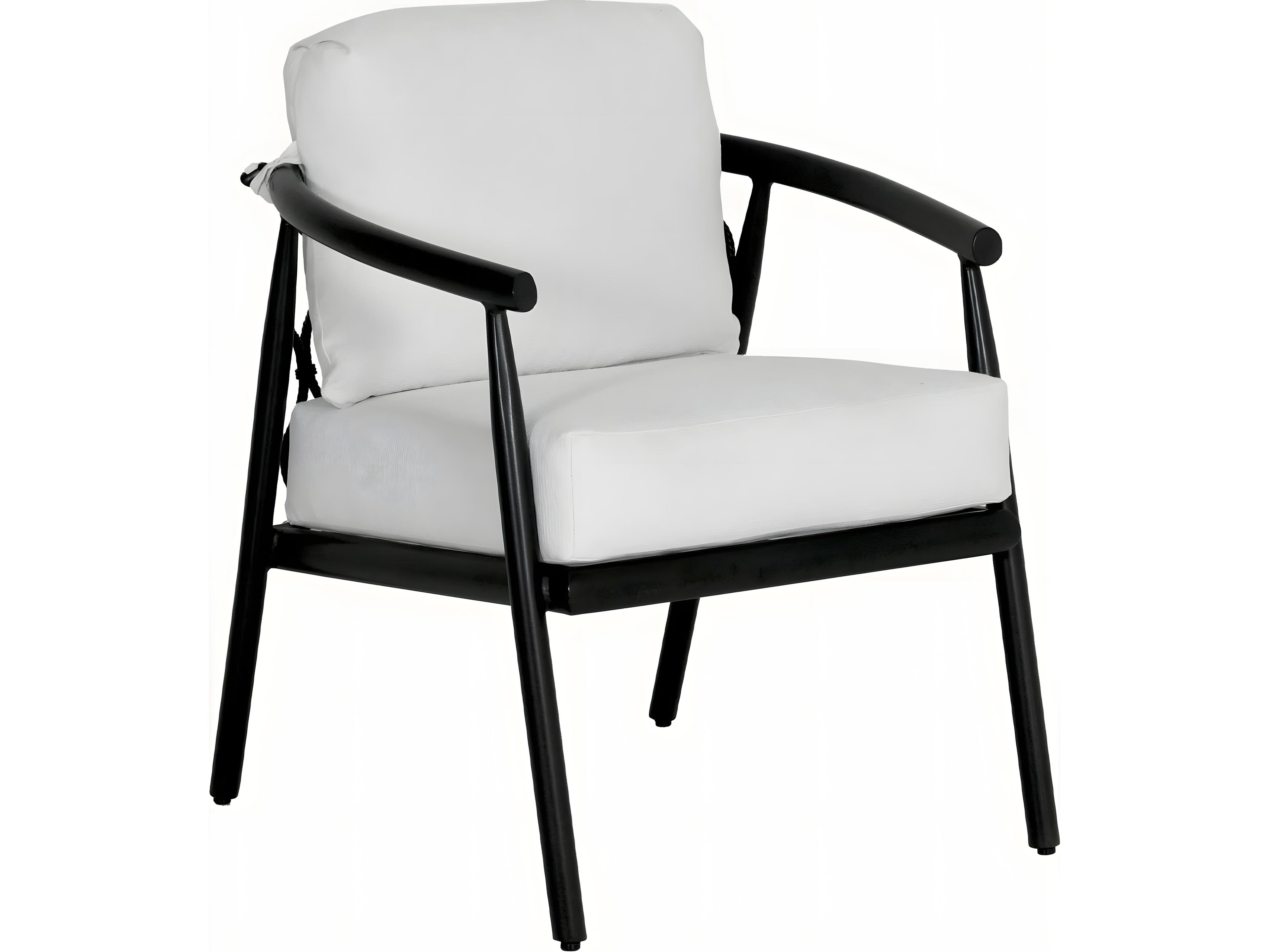 Cordell Cushion Cast Aluminum Dining Arm Chair