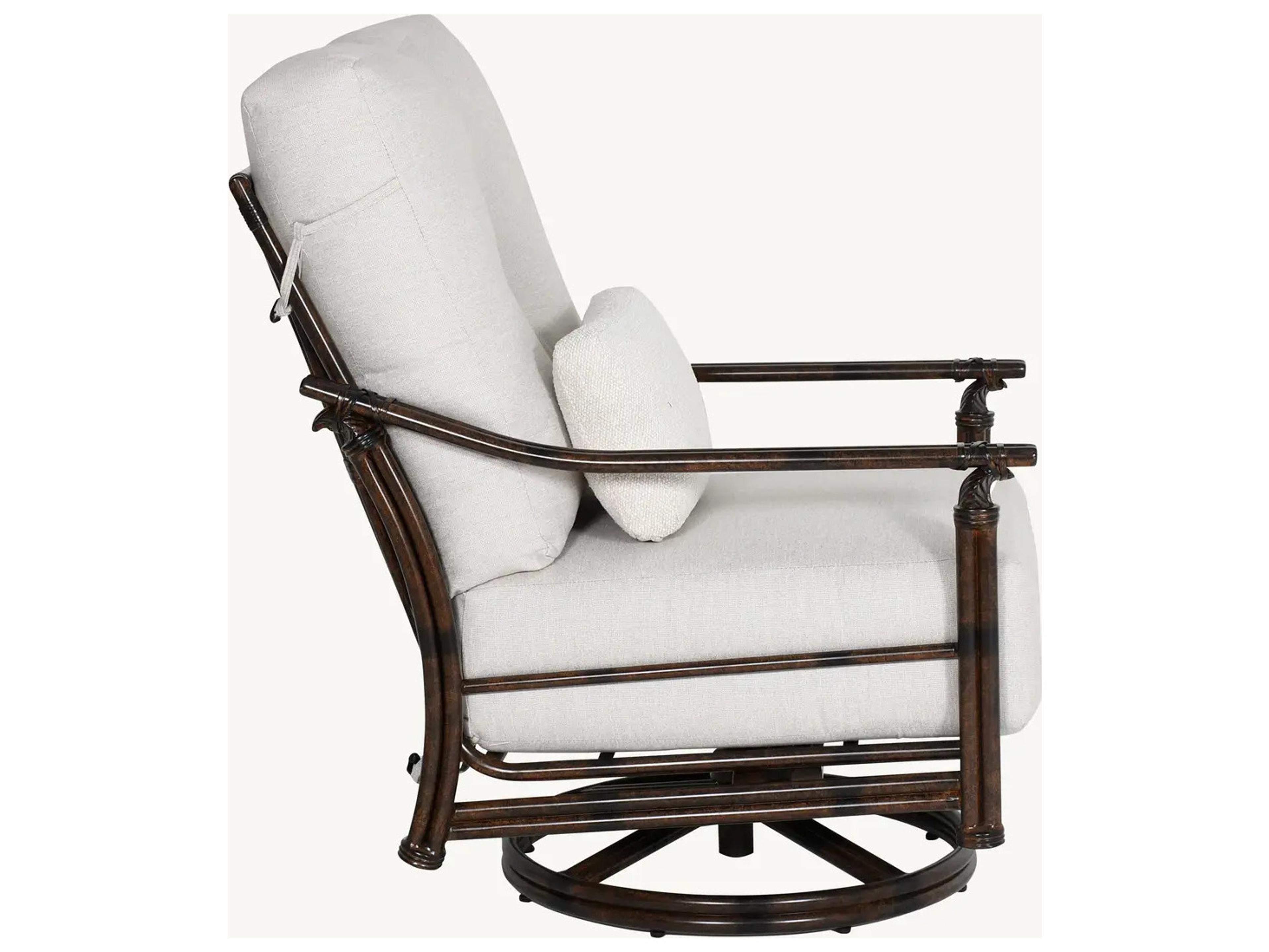 Castelle Coco Deep Seating High Back Lounge Swivel Rocker