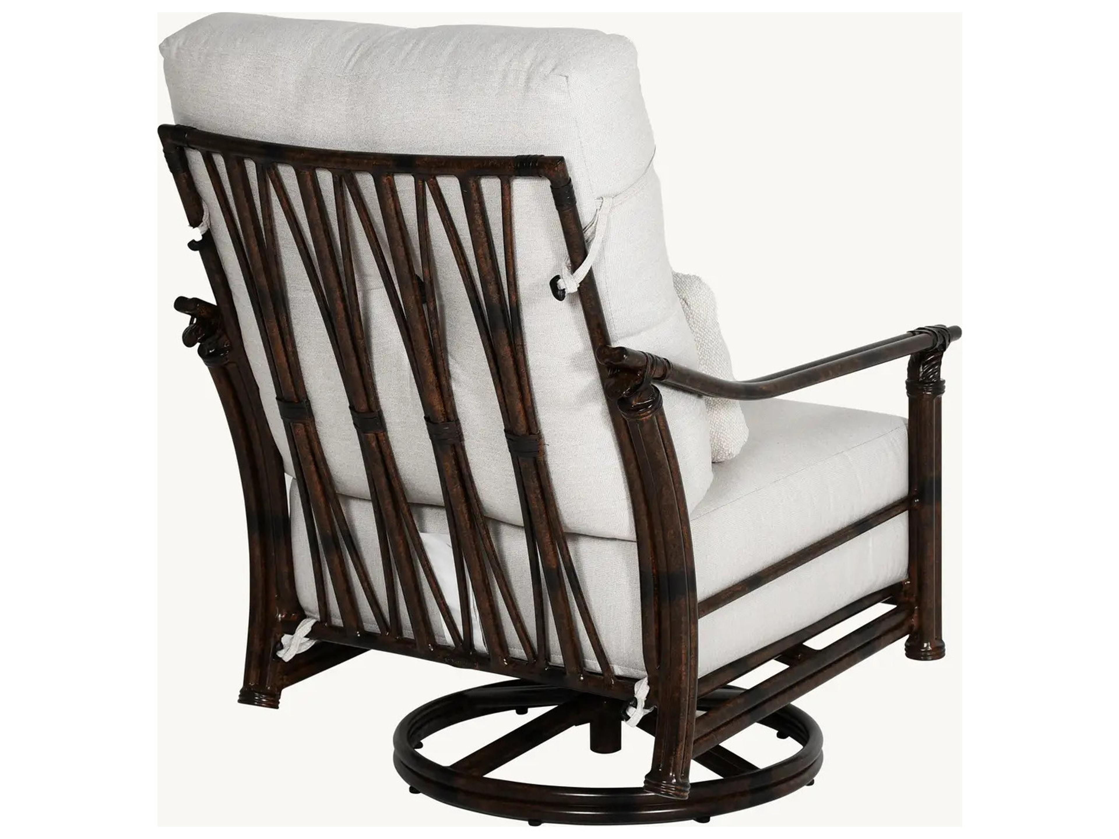 Castelle Coco Deep Seating High Back Lounge Swivel Rocker