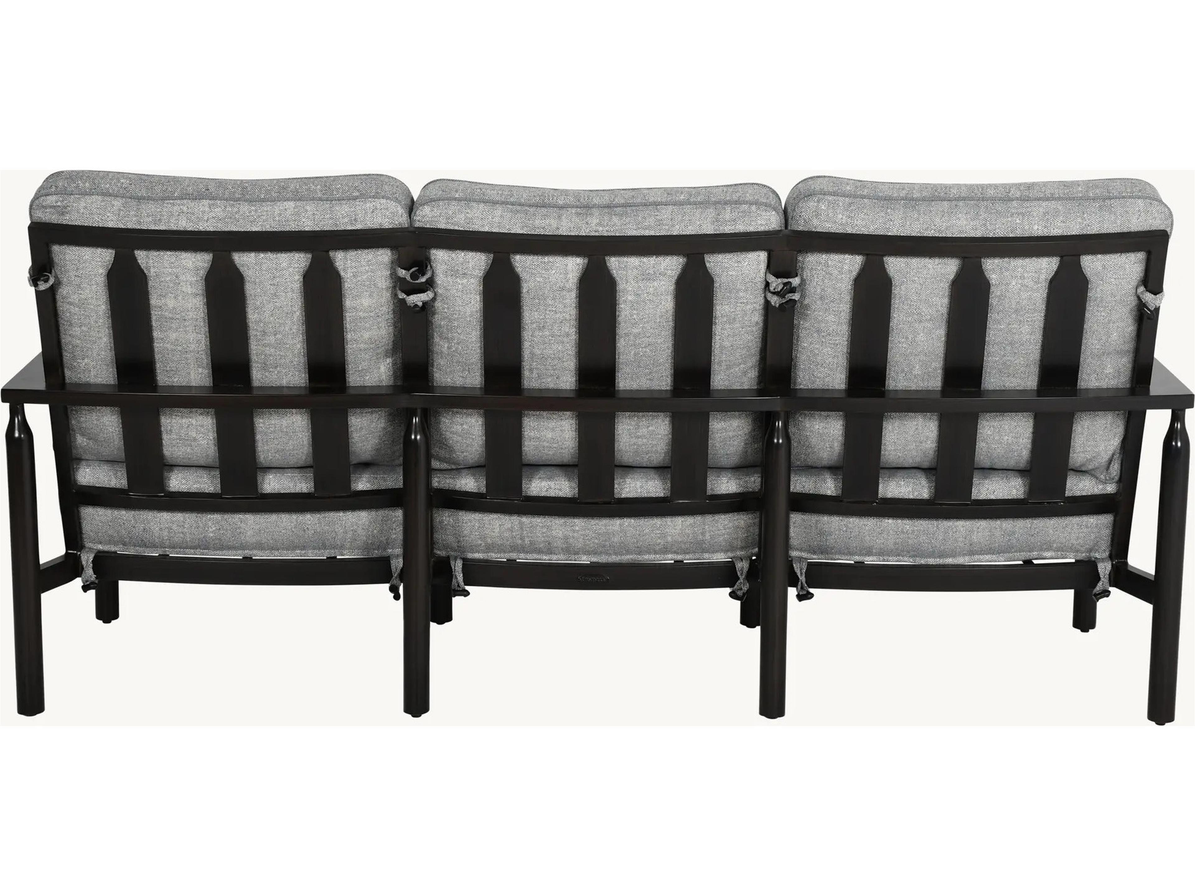 Castelle Holland Deep Seating Aluminum Sofa