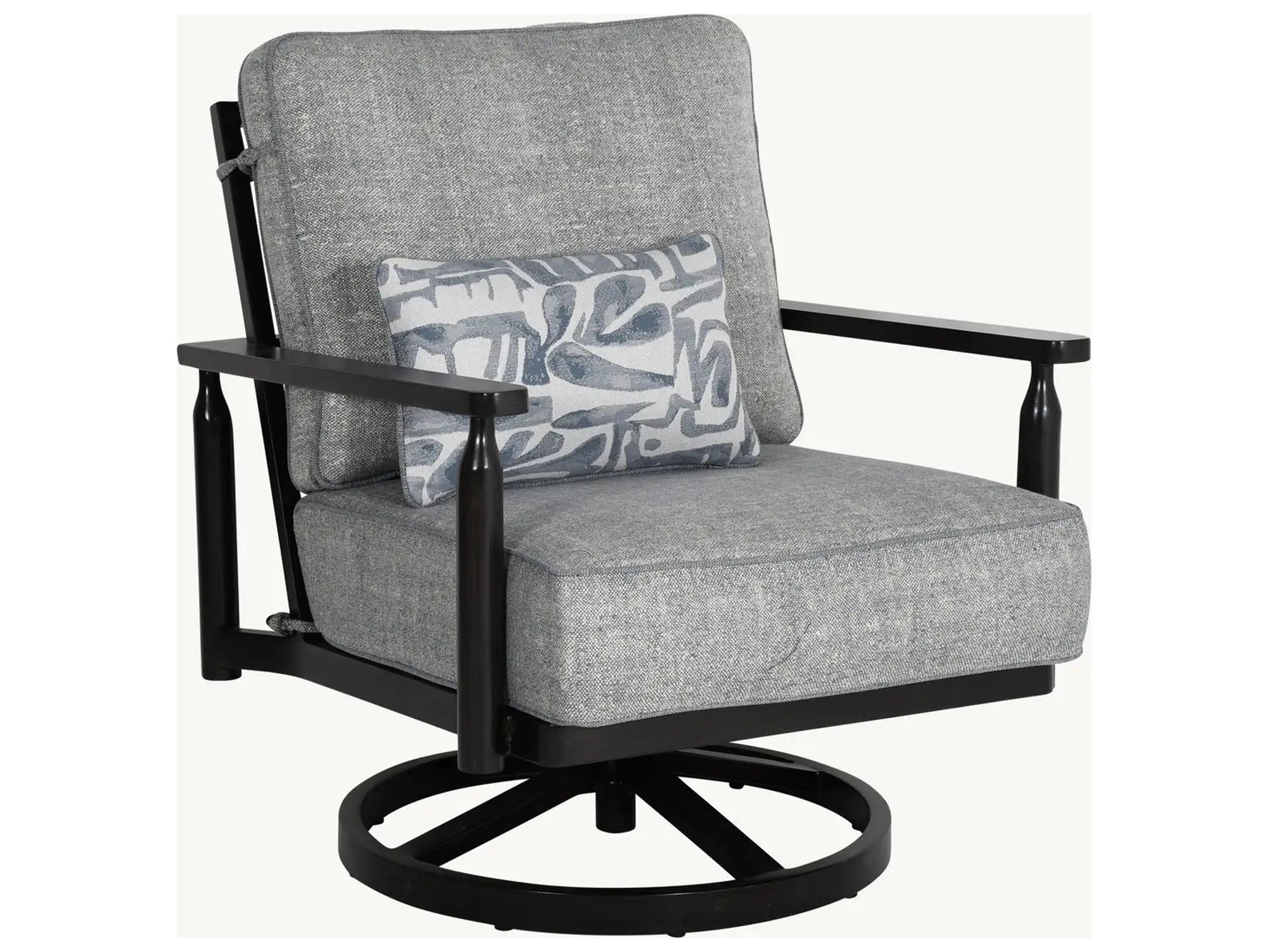Holland Deep Seating Aluminum Lounge Swivel Rocker Chair
