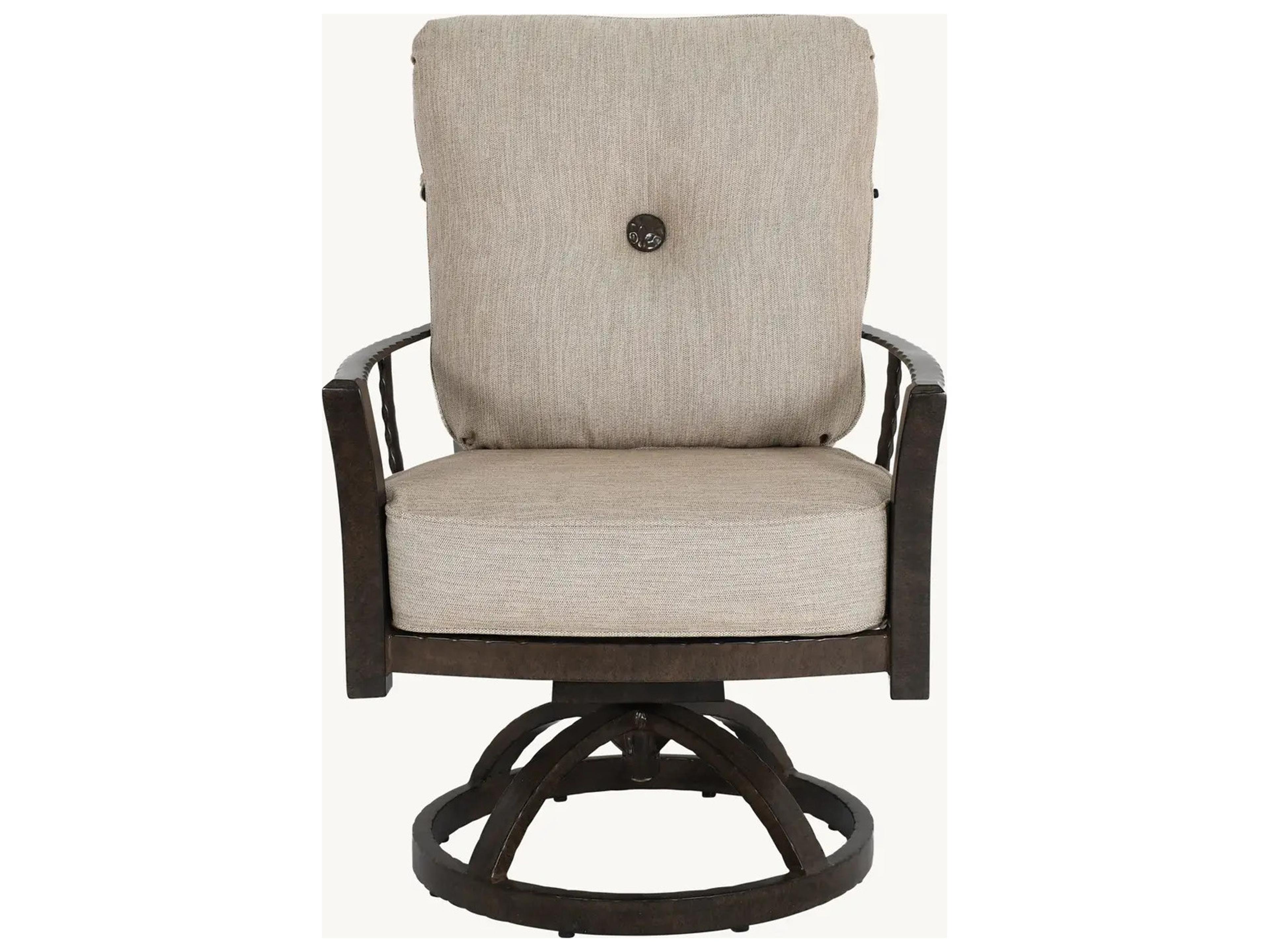 Castelle Santa Fe Cushion Dining Swivel Rocker Chair