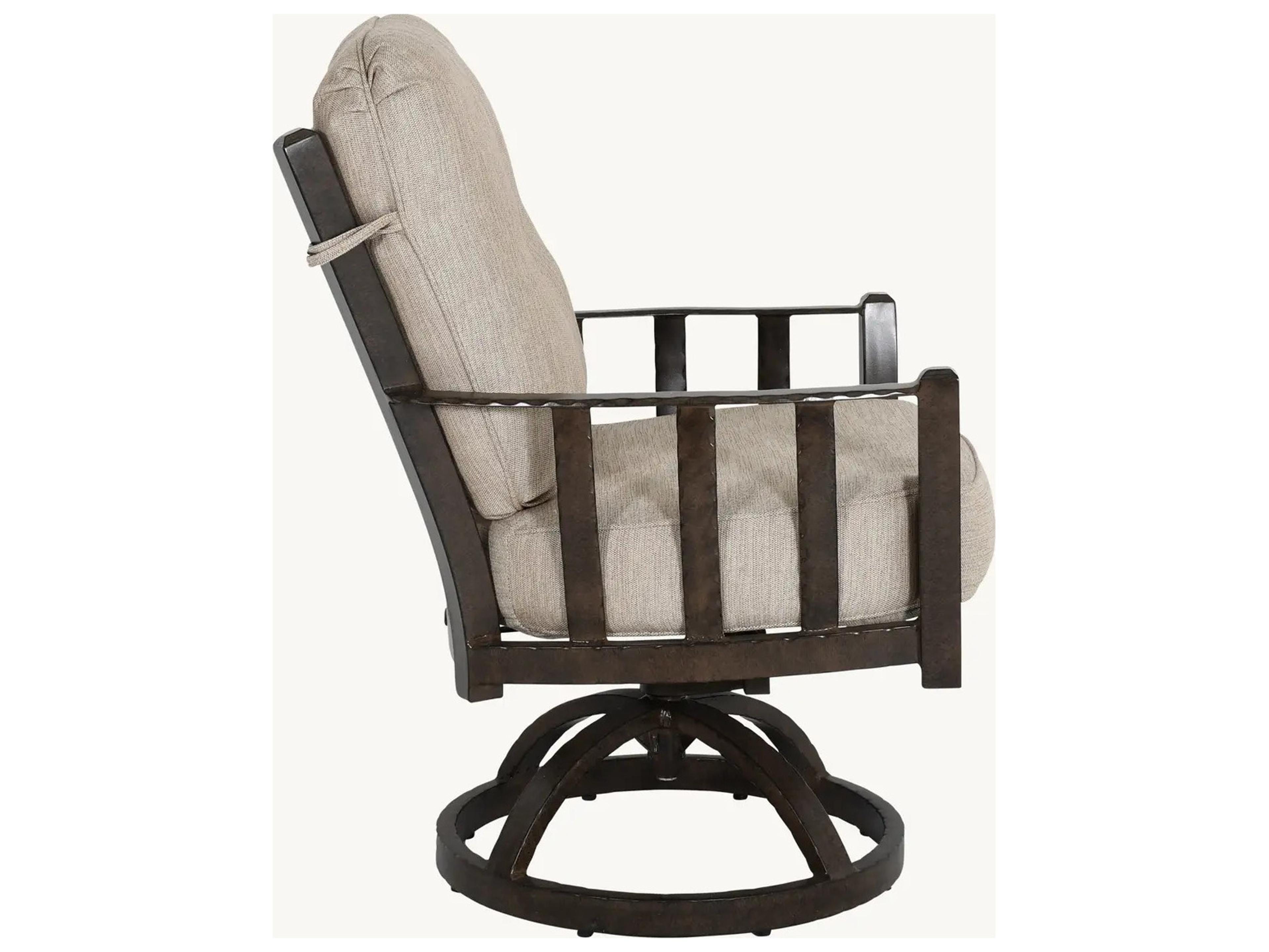 Castelle Santa Fe Cushion Dining Swivel Rocker Chair