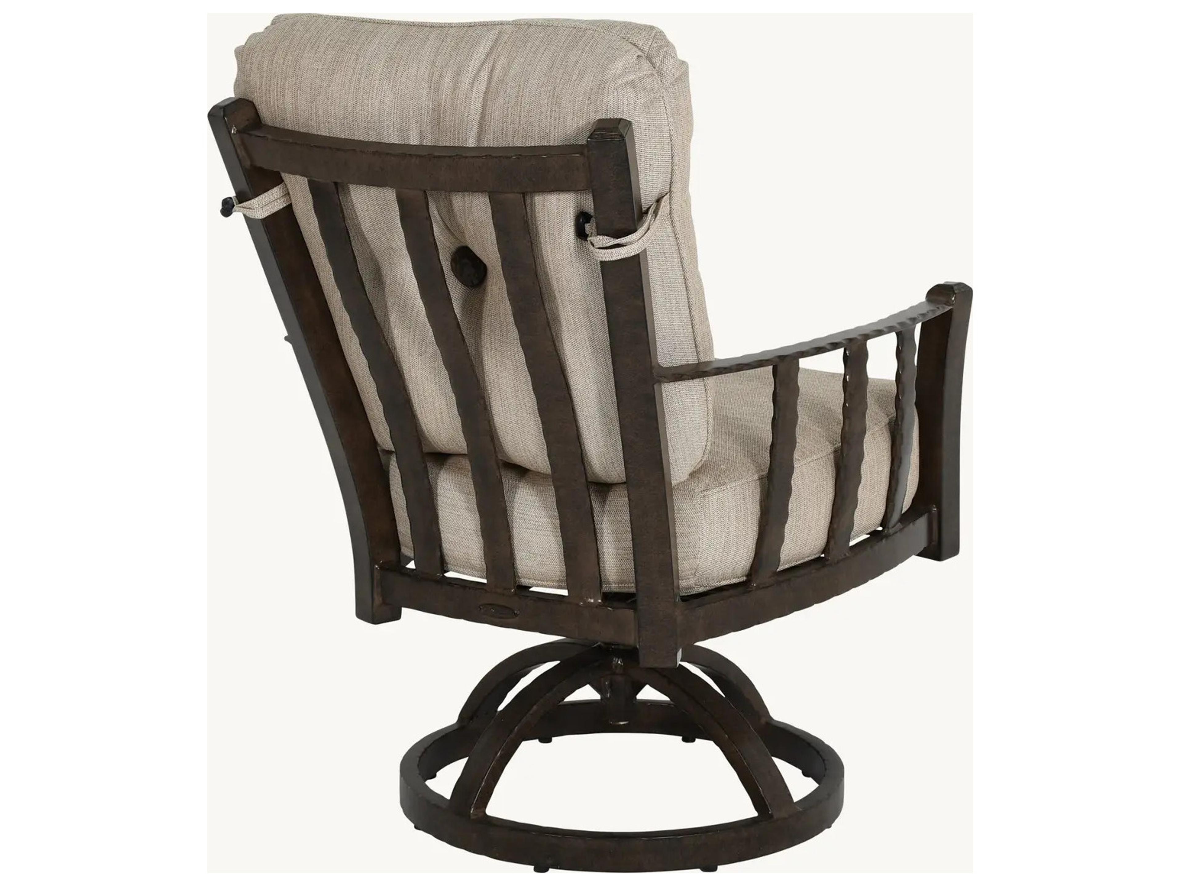 Castelle Santa Fe Cushion Dining Swivel Rocker Chair