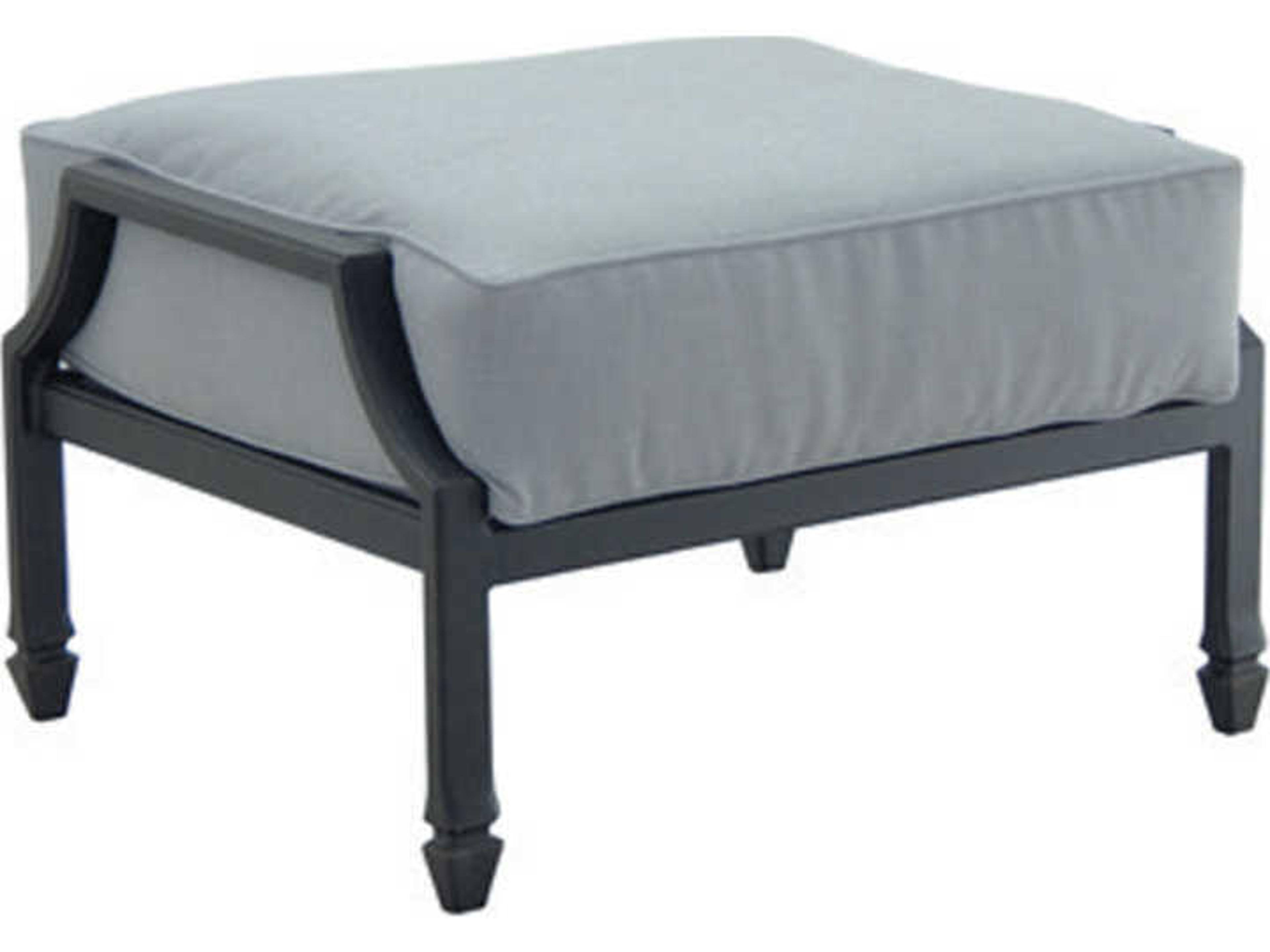 Lancaster Deep Seating Aluminum Patio Ottoman