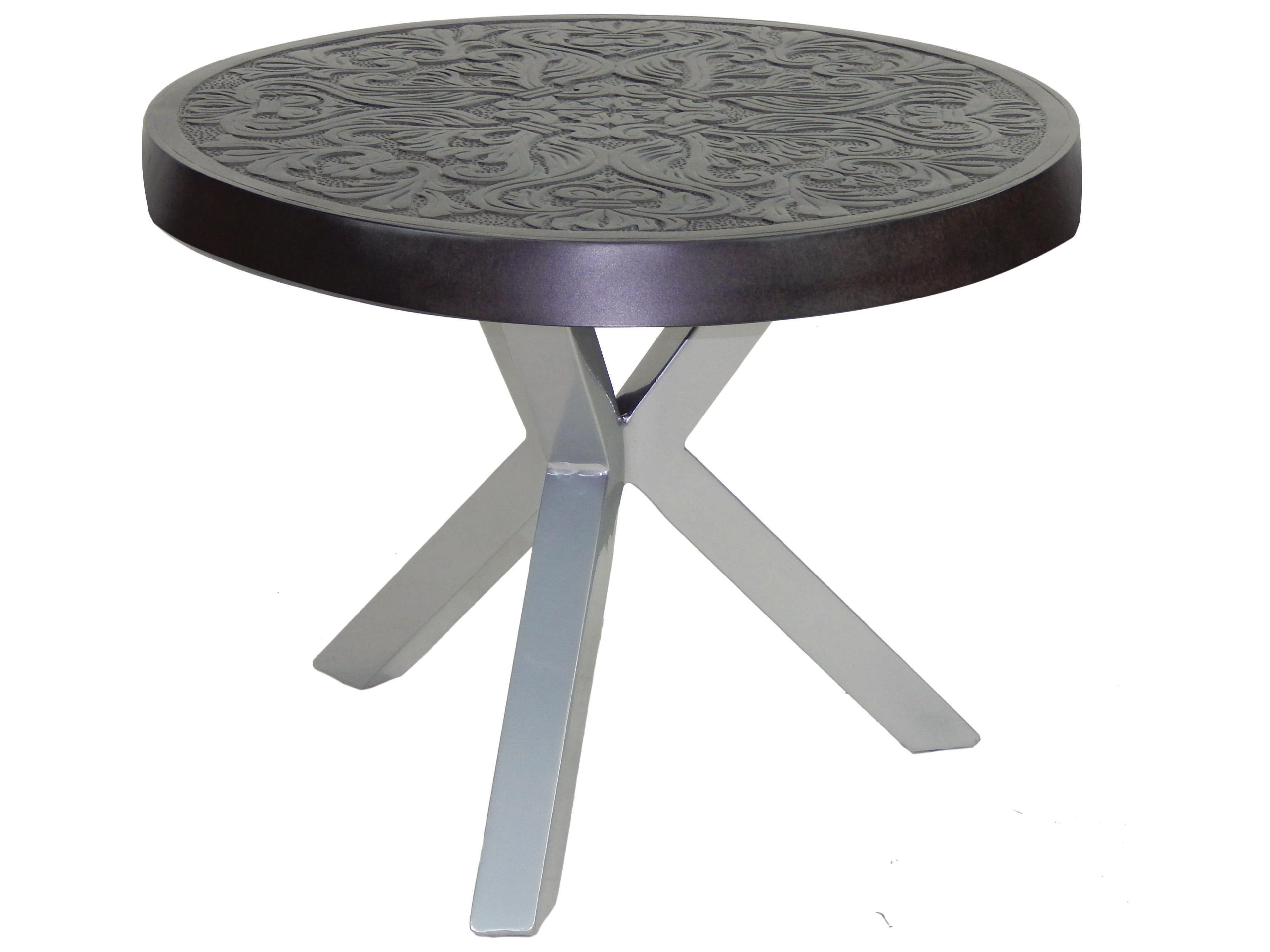 Altra Aluminum Round Occasional Table