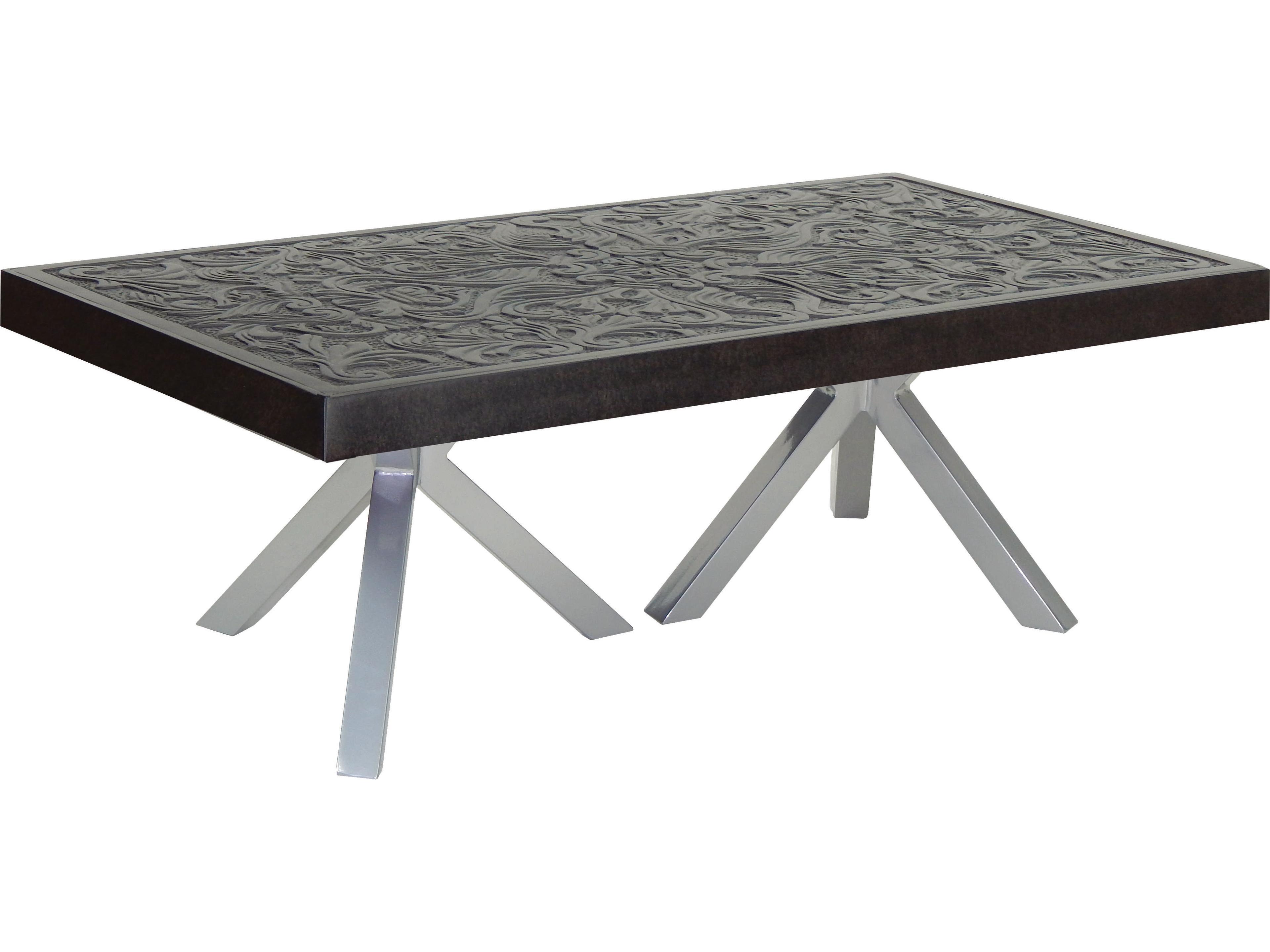 Altra Aluminum Large Rectangular Outdoor Patio Coffee Table