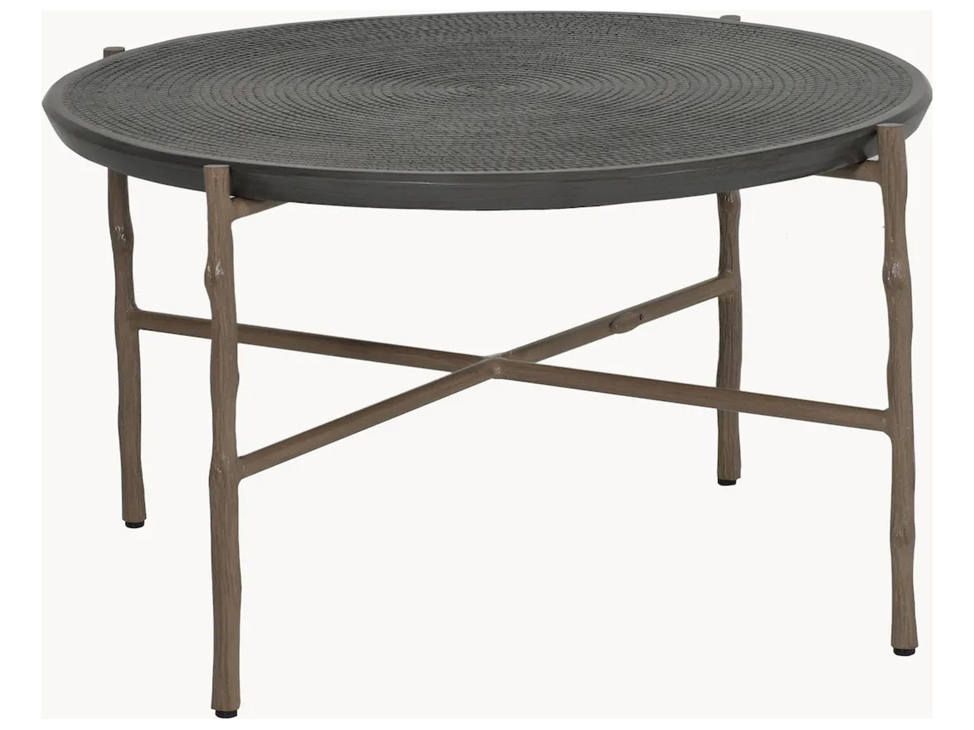 Twig Aluminum Round Patio Coffee Table