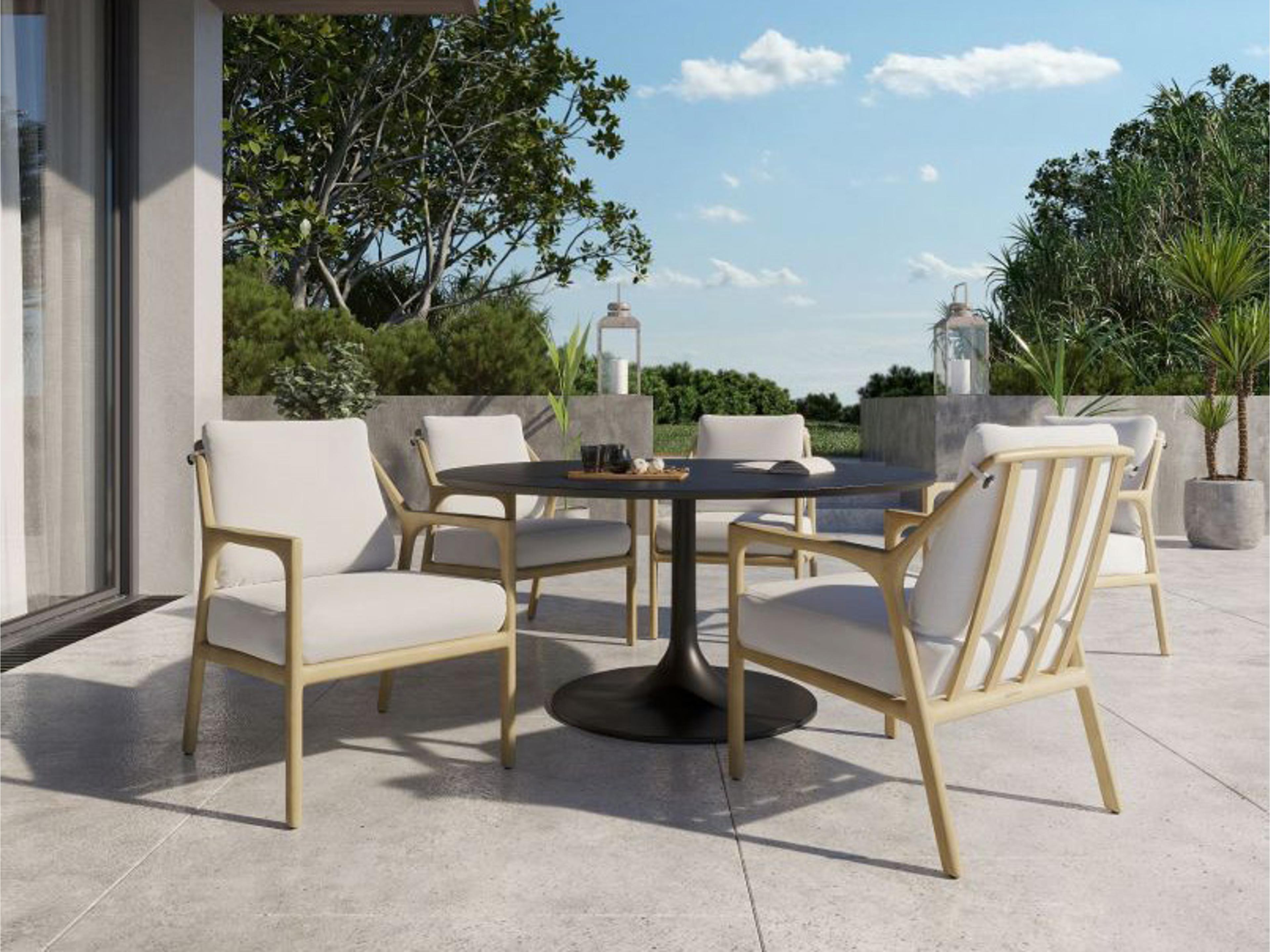 Berkeley Cushion Dining Aluminum Outdoor Dining Set