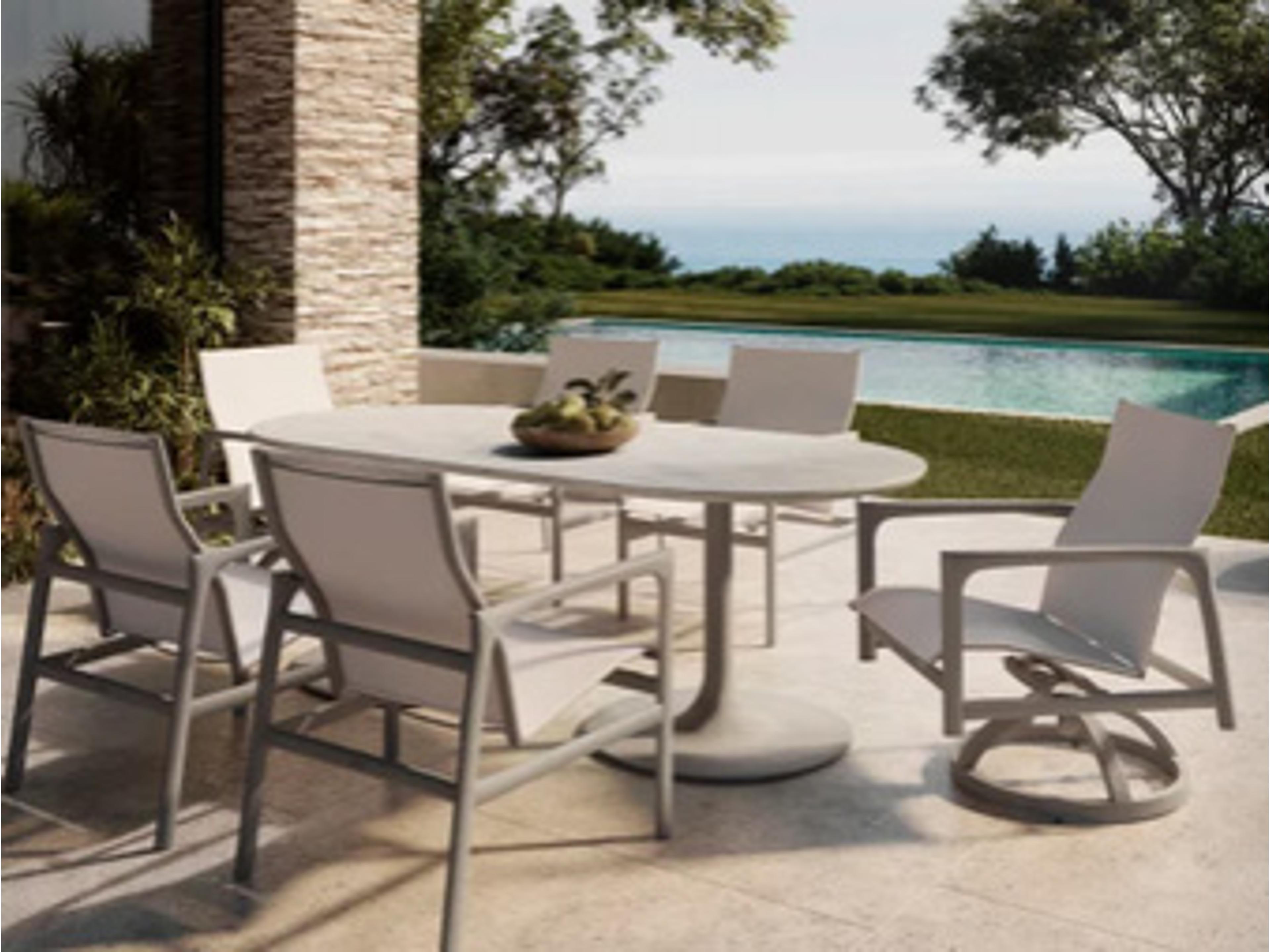 Berkeley Sling Aluminum Patio Dining Set