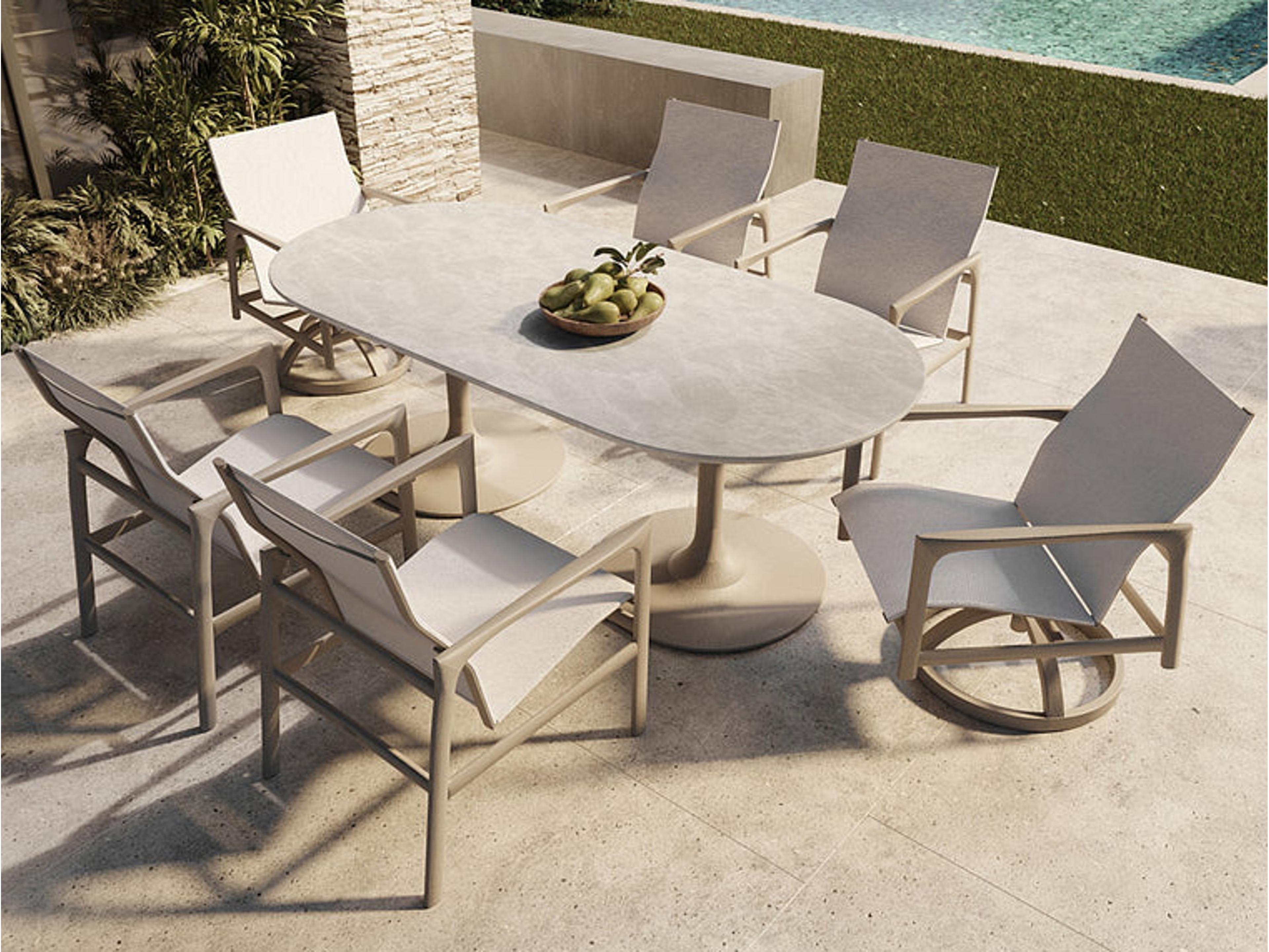 Berkeley Sling Aluminum Outdoor Dining Set