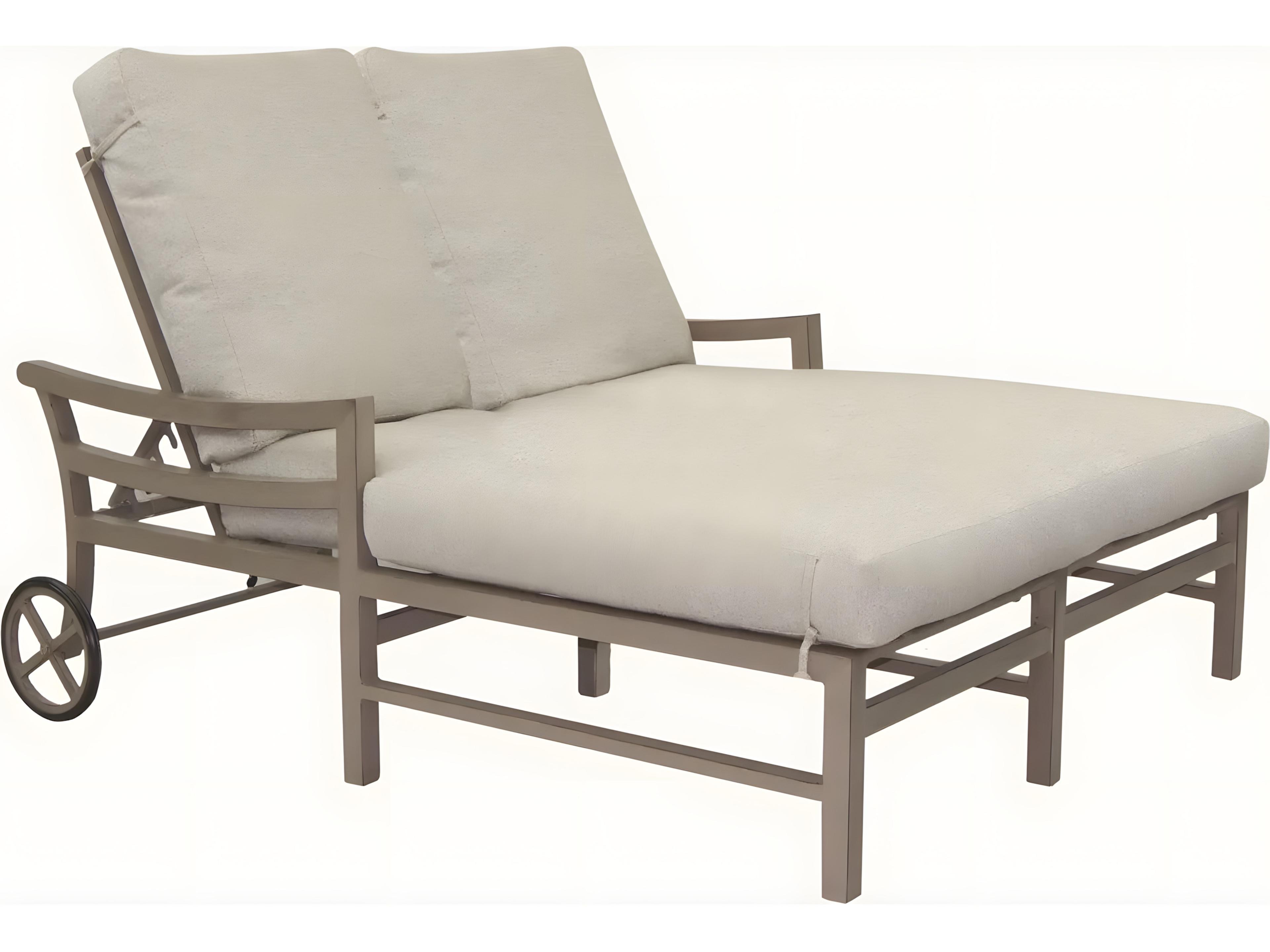 Roma Double Chaise Lounge Set Replacement Cushion