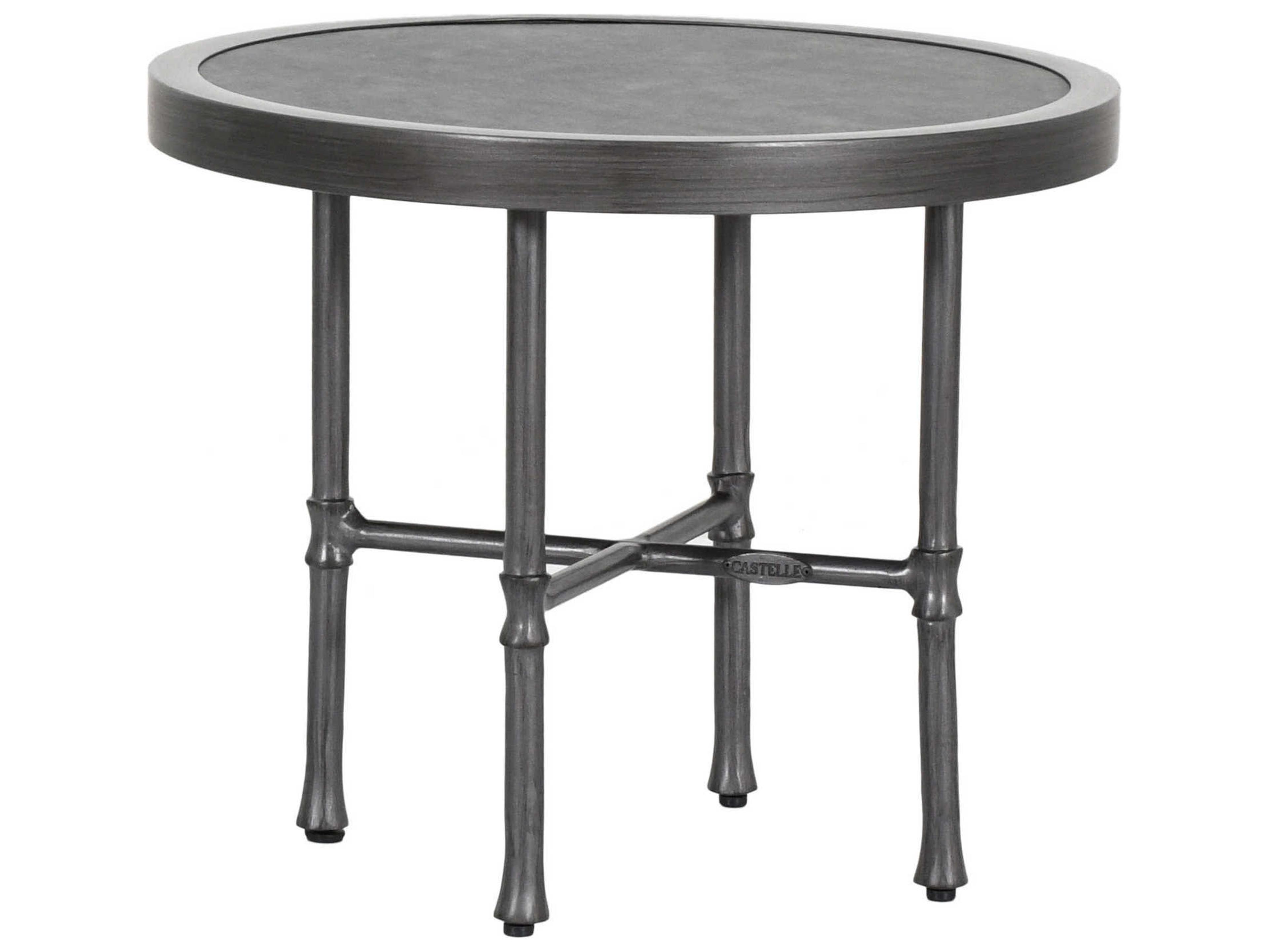 Marquis Aluminum Square Outdoor Patio End Table