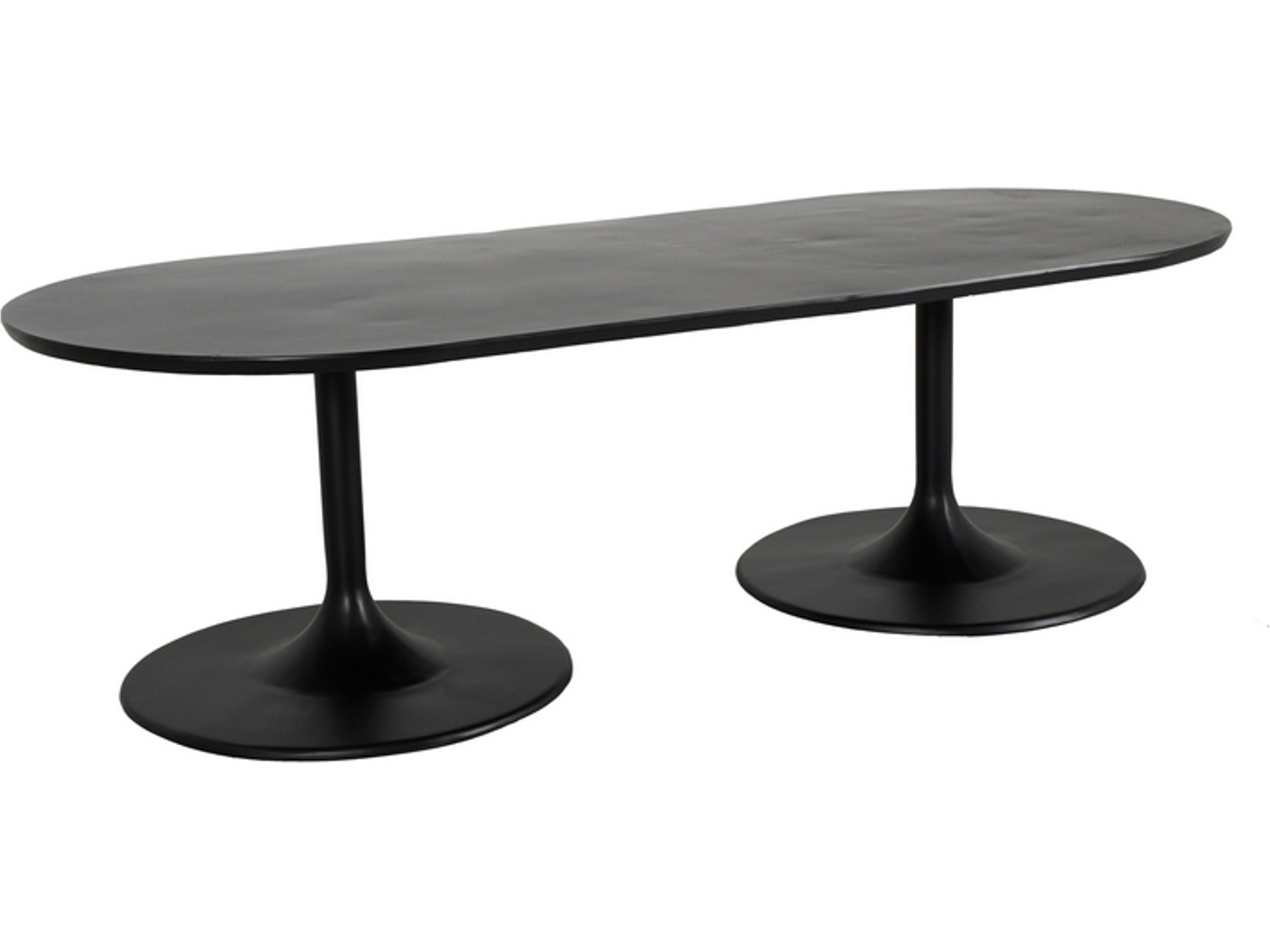 Tulips Aluminum Oval Patio Dining Table