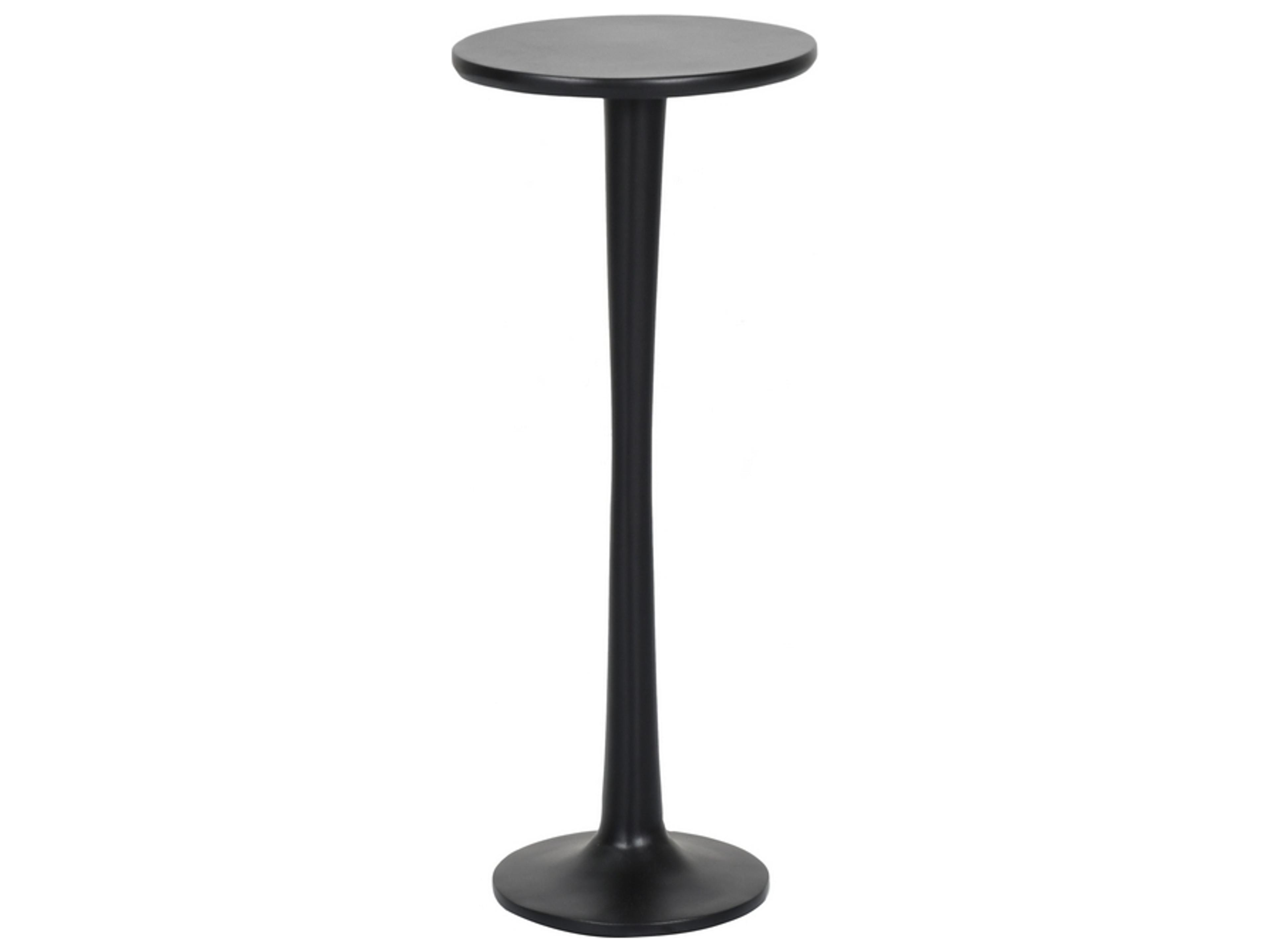 Tulips Aluminum Elliptical Patio Chat Table