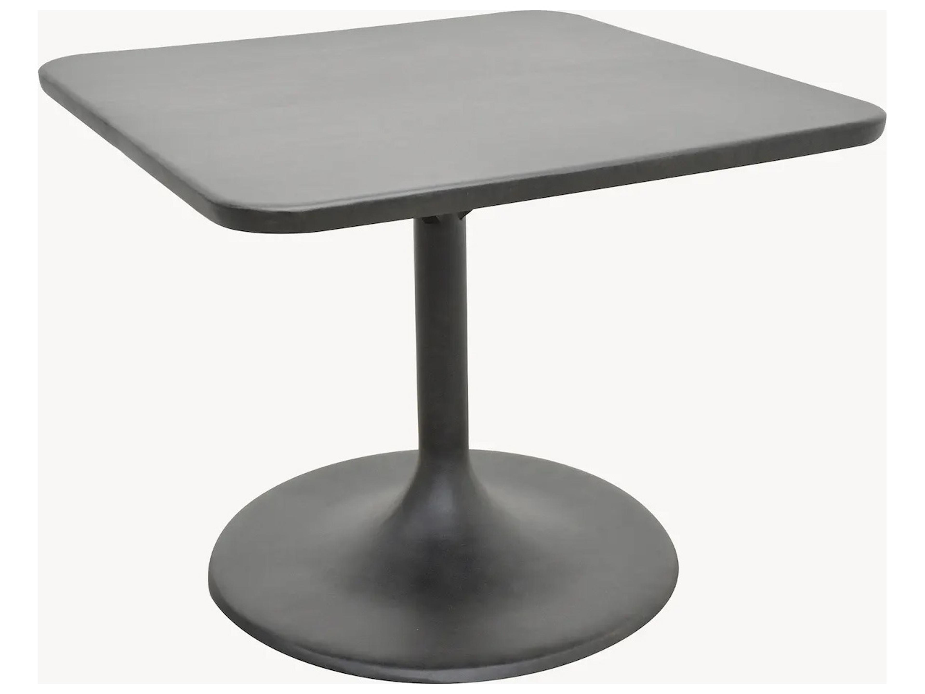 Tulips Cast Aluminum Square Patio Dining Table