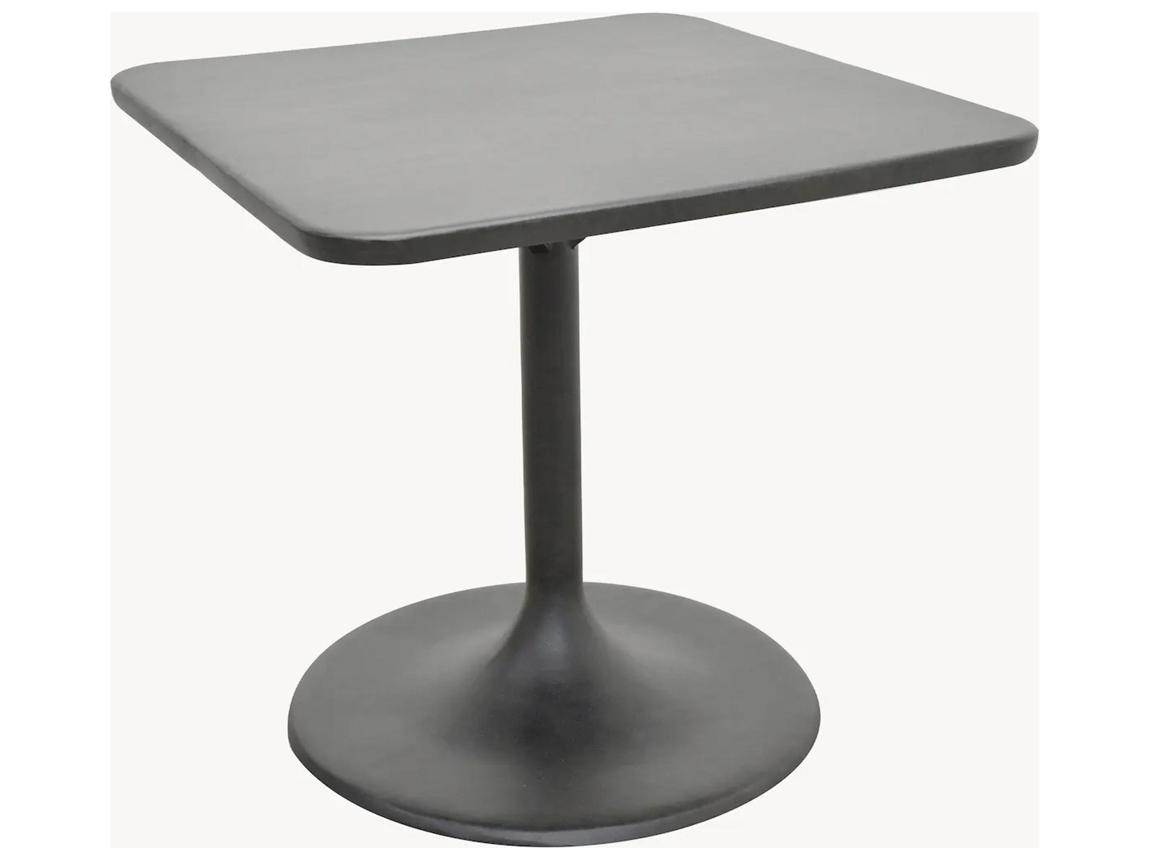Tulips Cast Aluminum Square Patio Counter Height Table