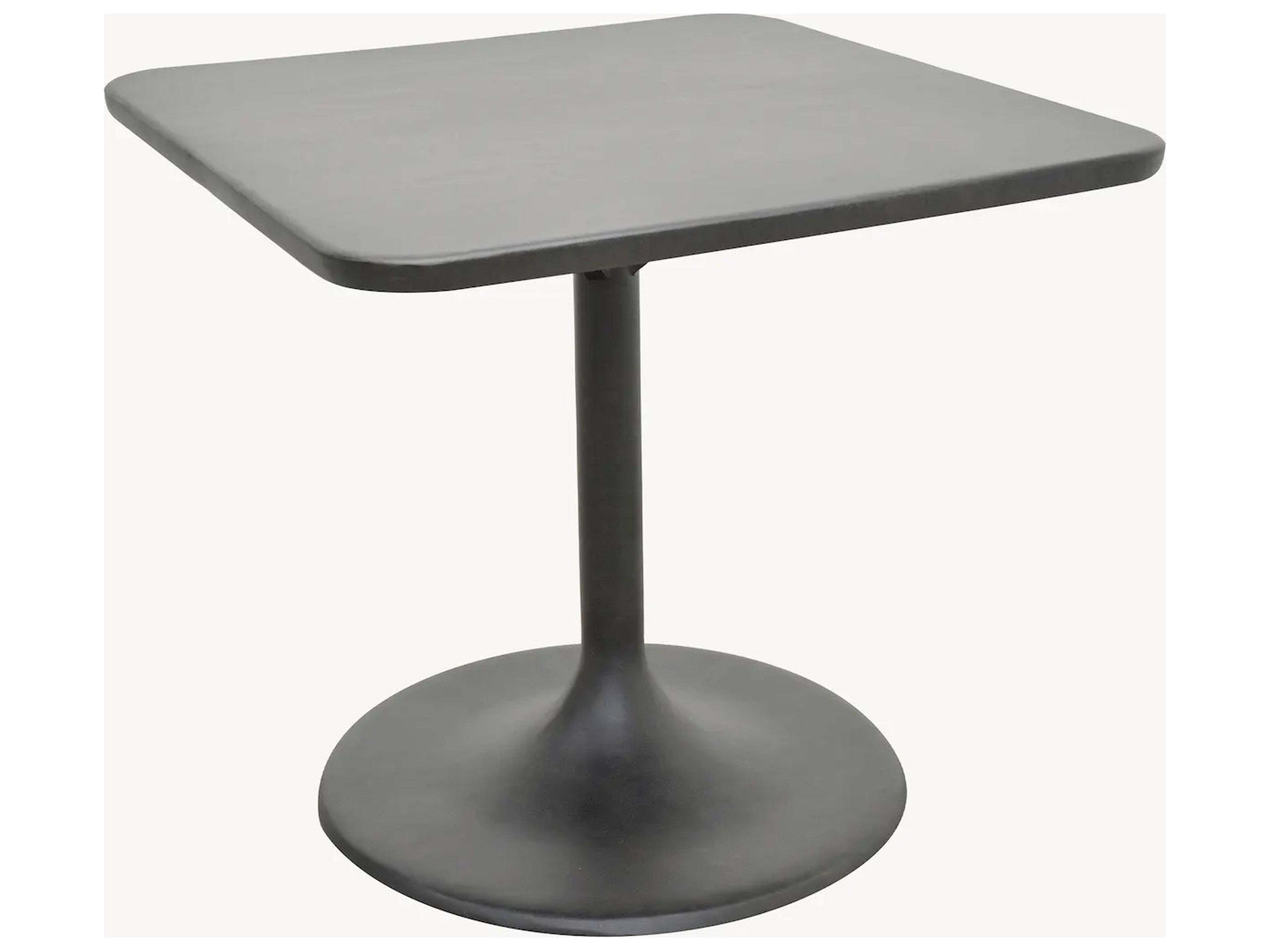 Tulips Cast Aluminum Square Outdoor Counter Height Table