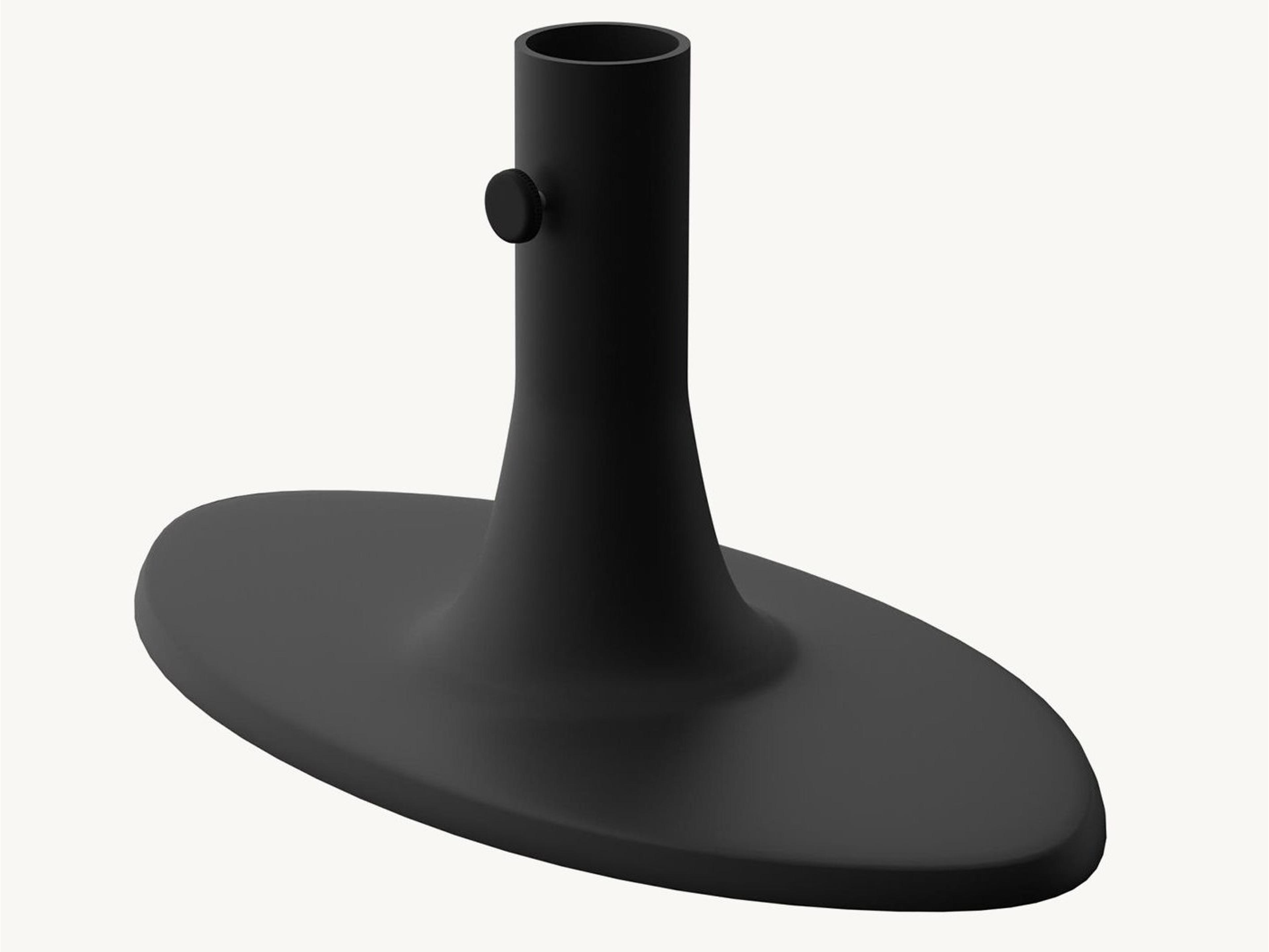 Tulips Cast Aluminum Umbrella Stand for Oval Dining Tables