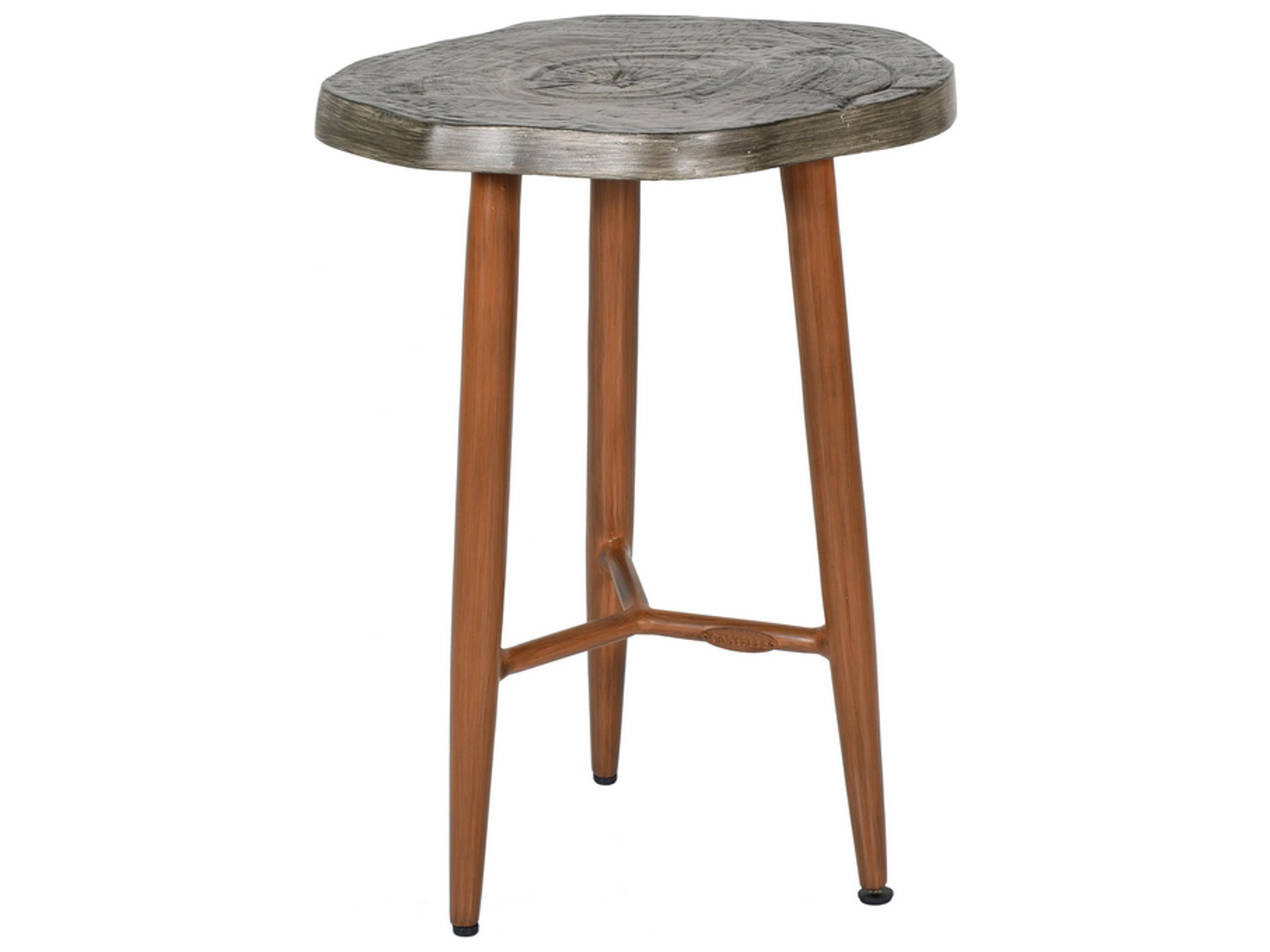 Castelle Natures Wood Aluminum Occasional Table