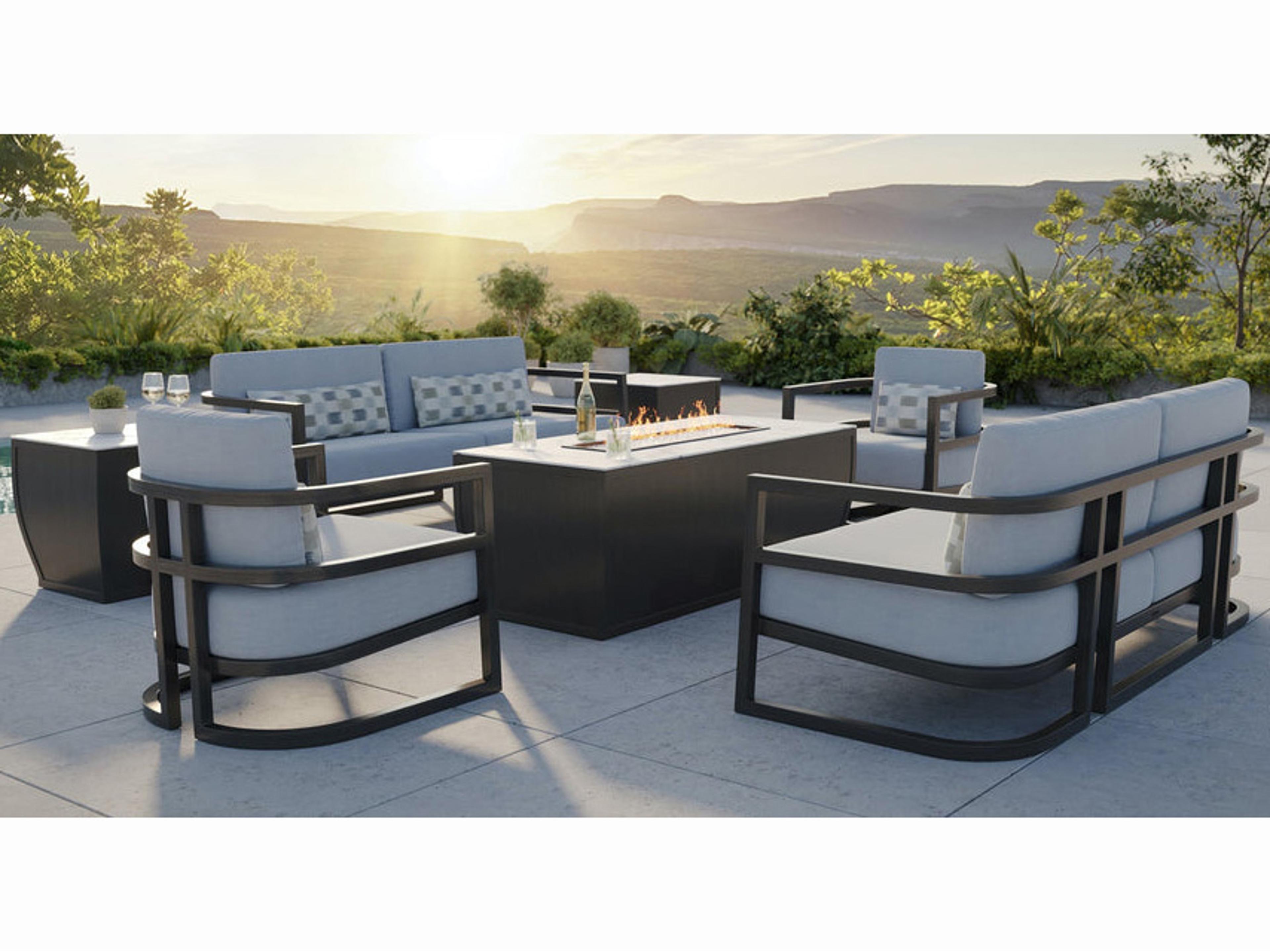 Gala Aluminum Outdoor Patio Lounge Set