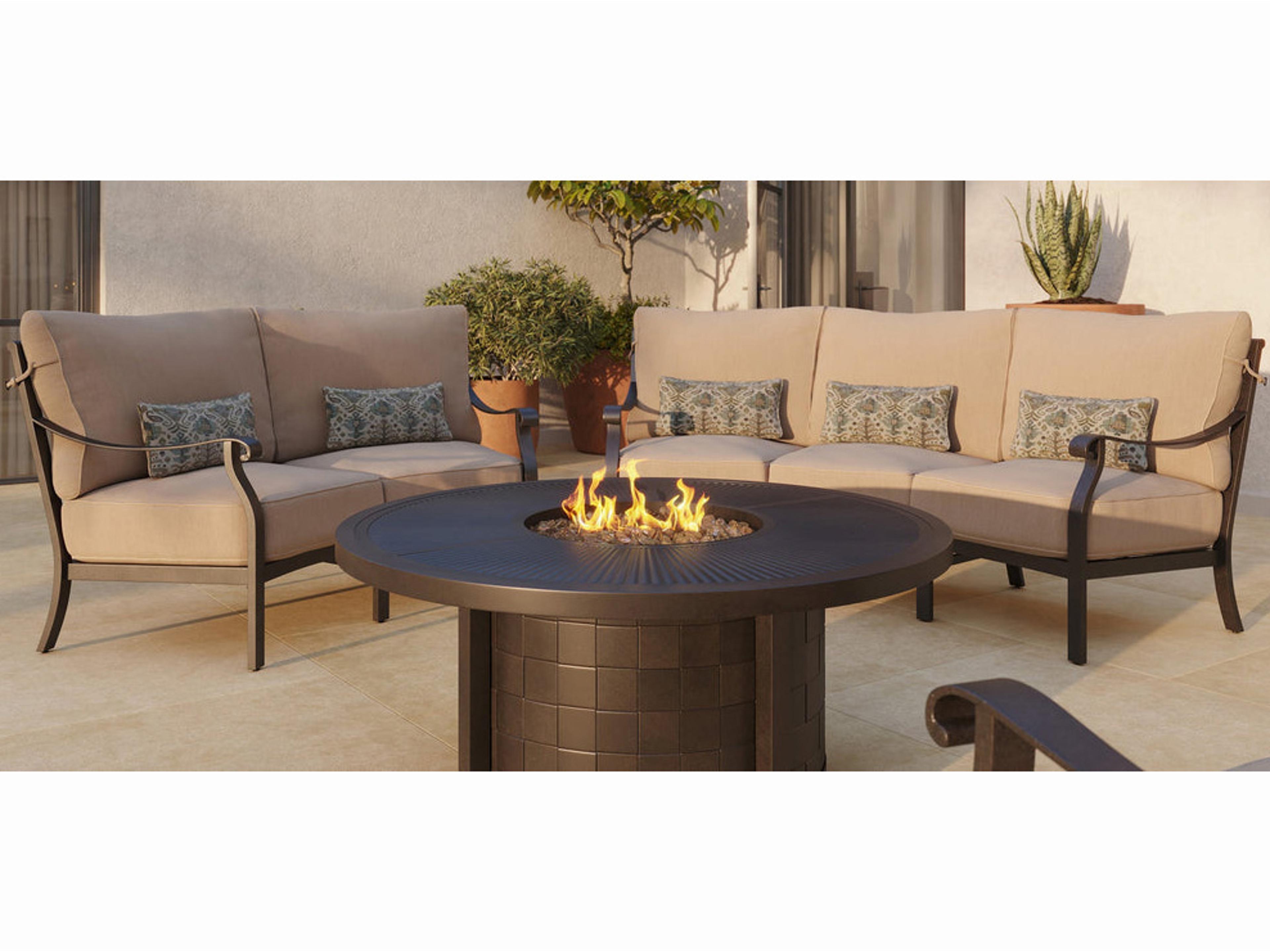 Madrid Deep Seating Cast Aluminum Patio Lounge Set