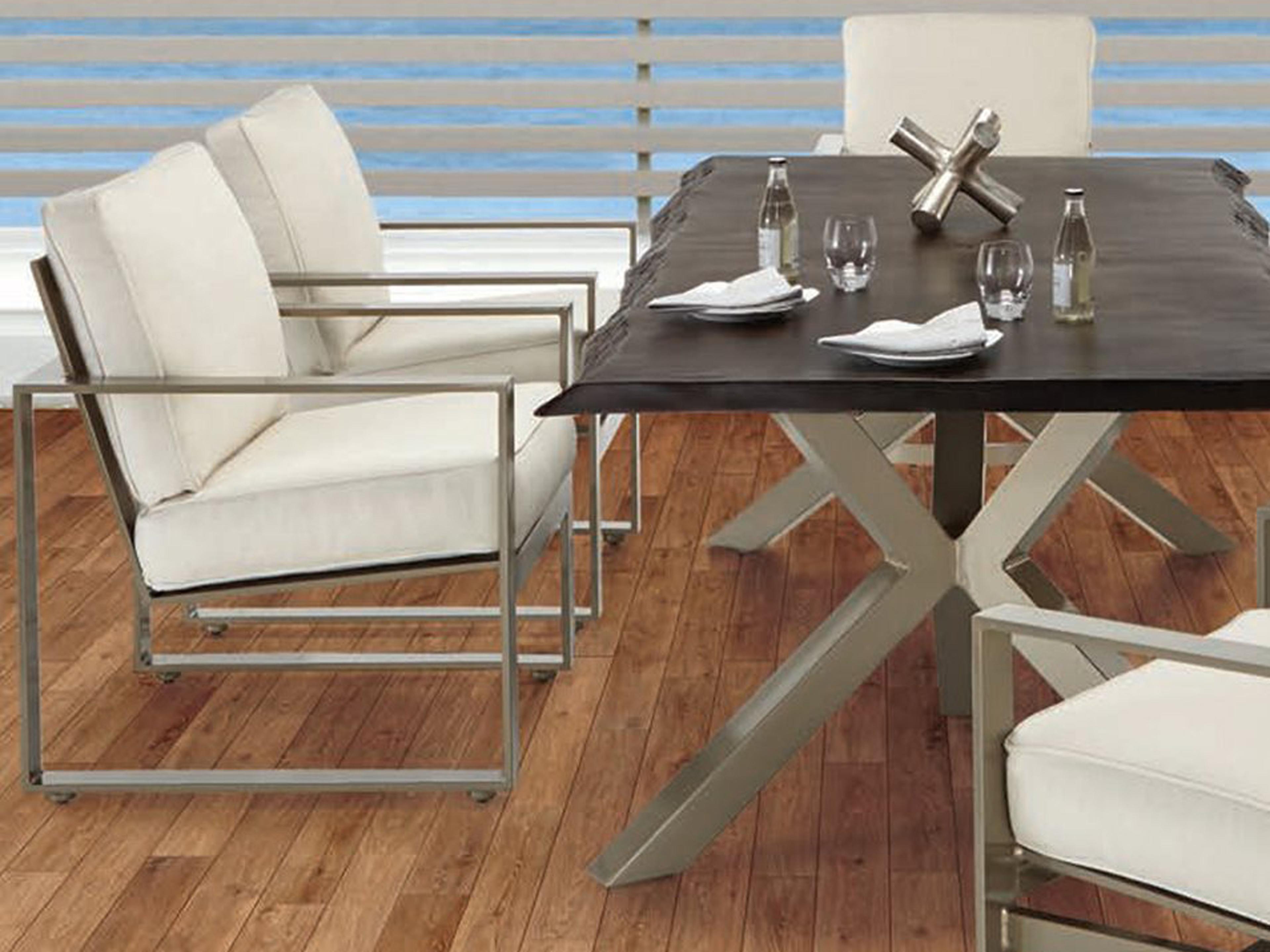 Park Place Cushion Cast Aluminum Patio Dining Set