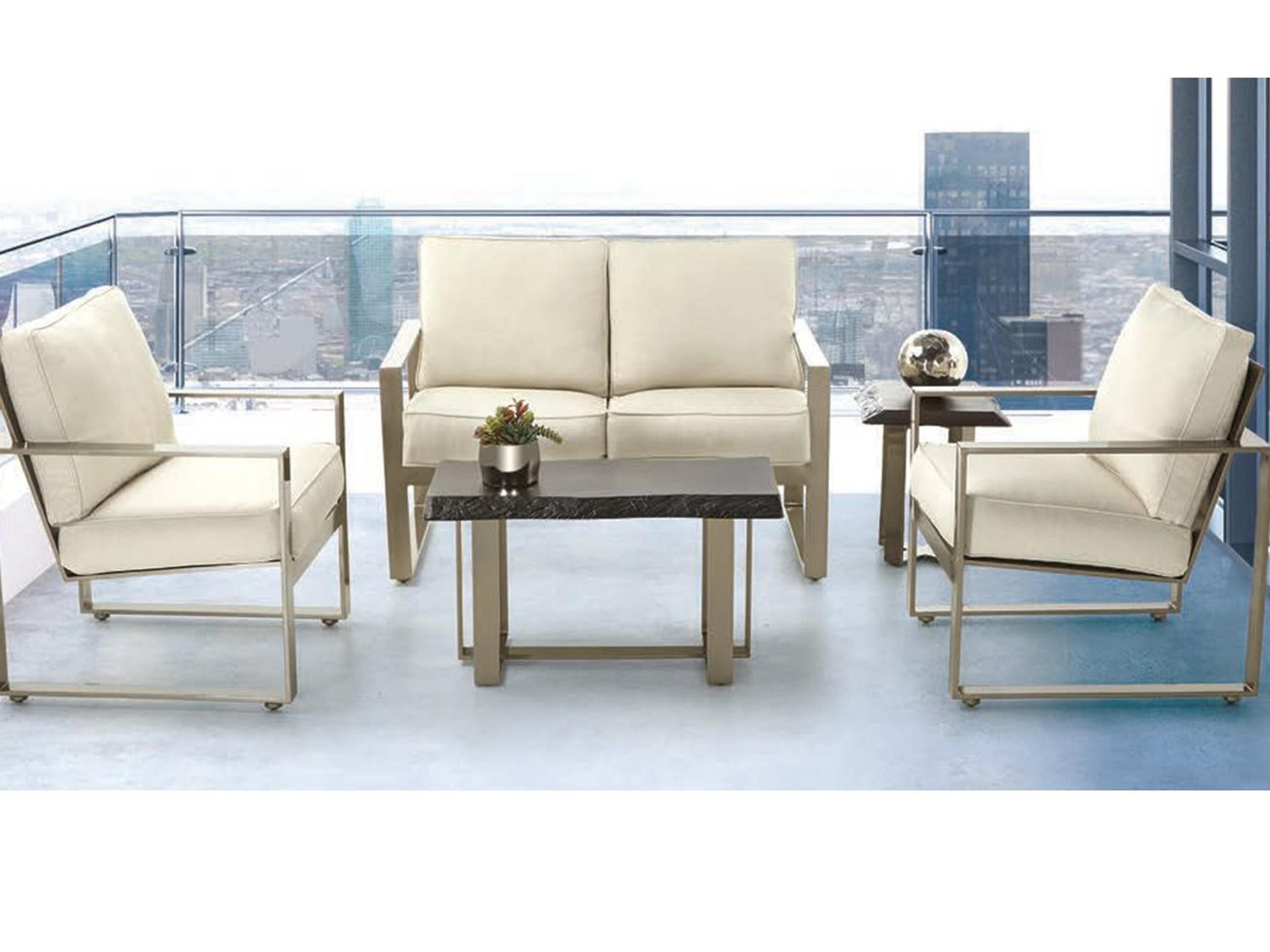 Park Place Deep Seating Cast Aluminum Patio Lounge Set