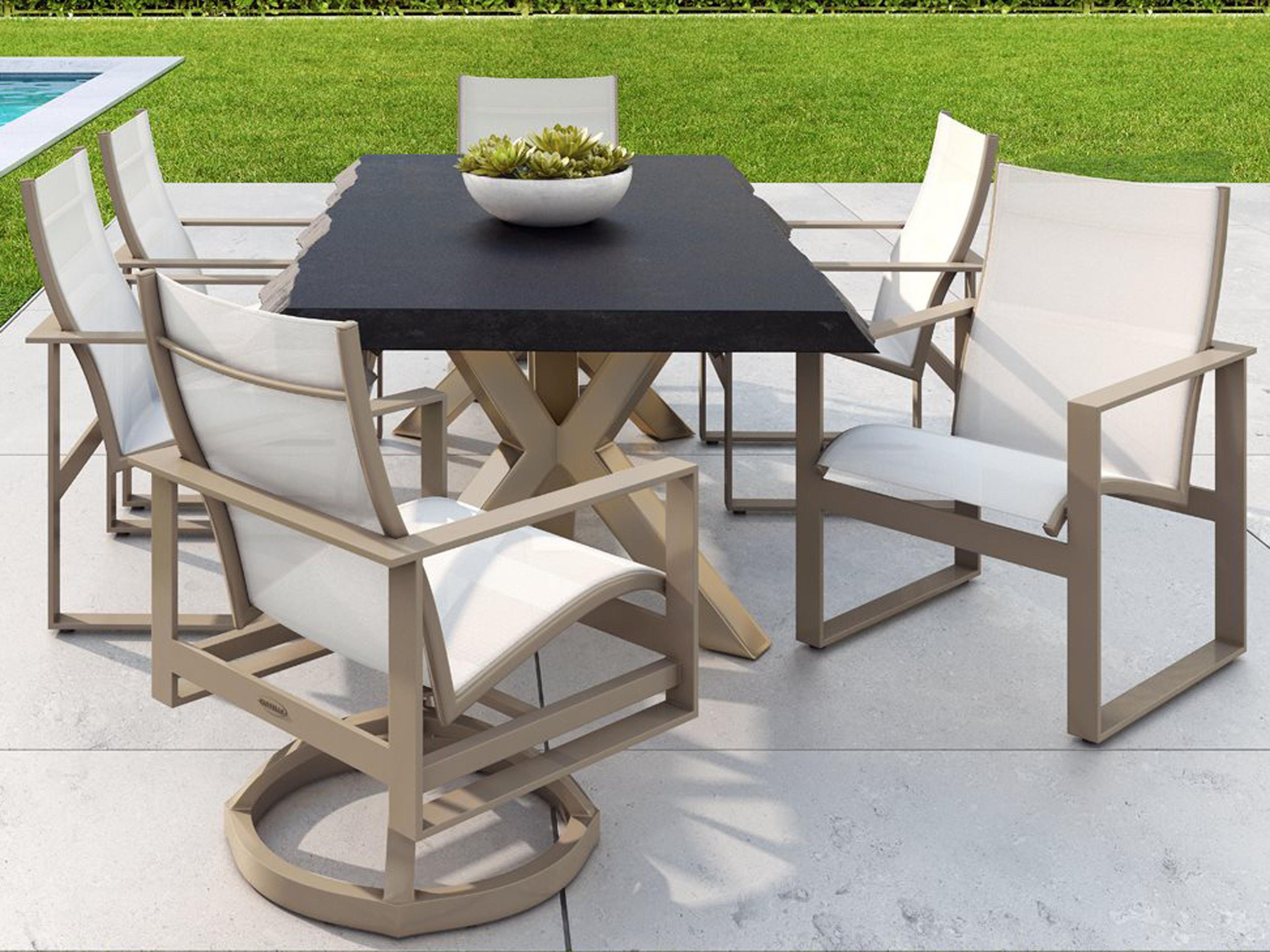 Park Place Sling Cast Aluminum Outdoor Dining Set