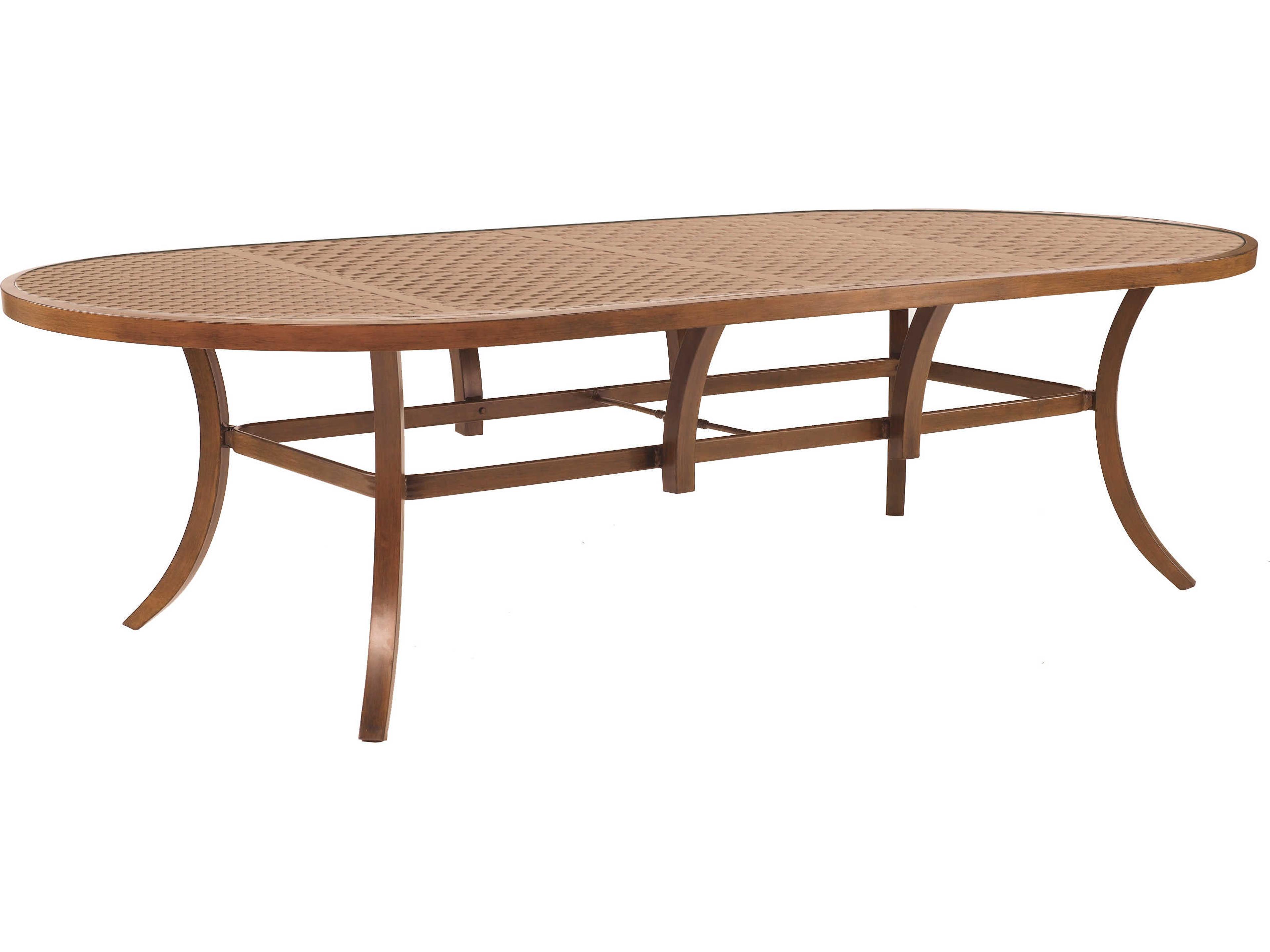 Classical Cast Aluminum Oval Outdoor Patio Dining Table