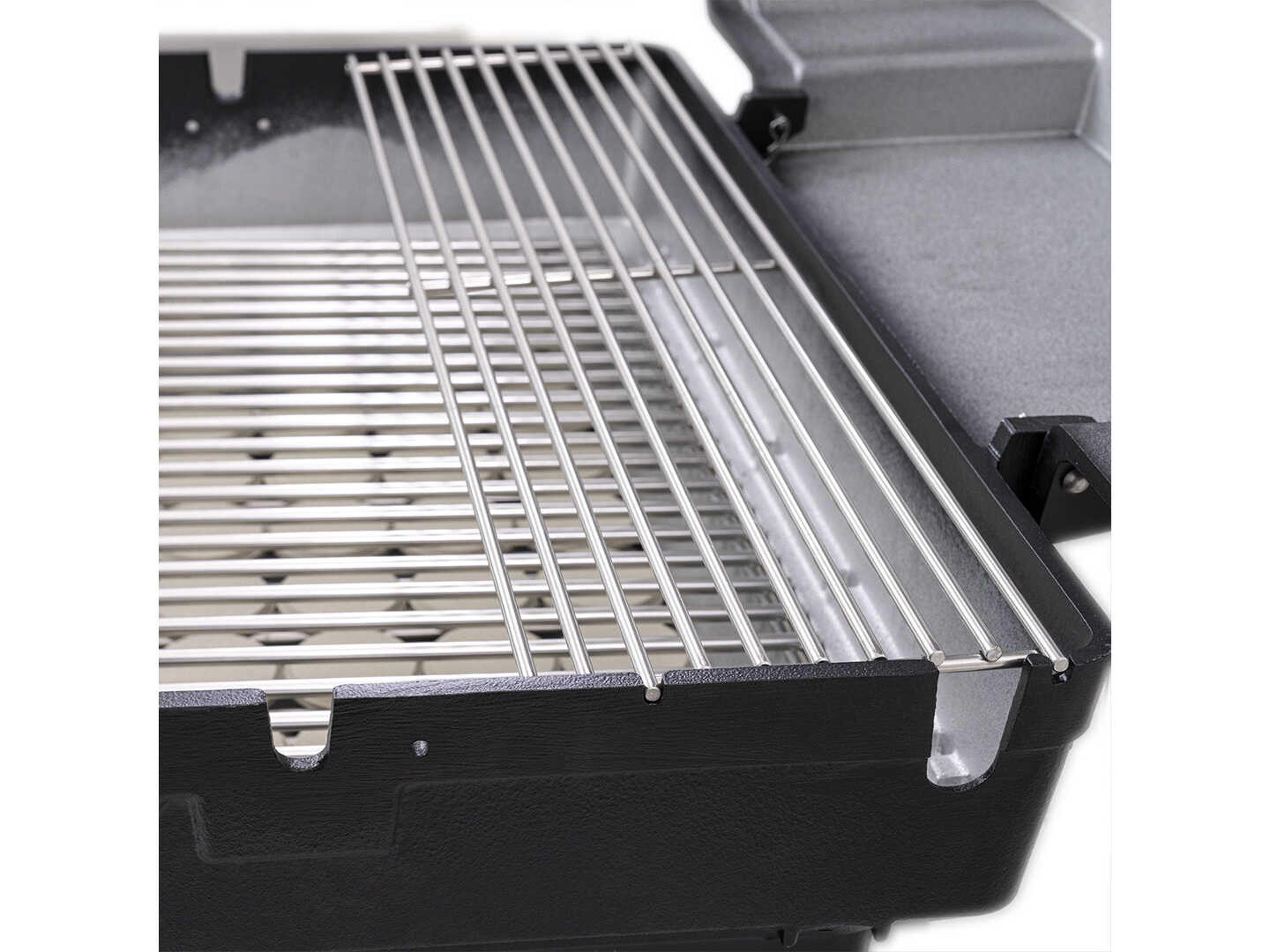 PGS Grills A30 Series Cast Aluminum Black Natural Gas BBQ Grill Head with Shelf