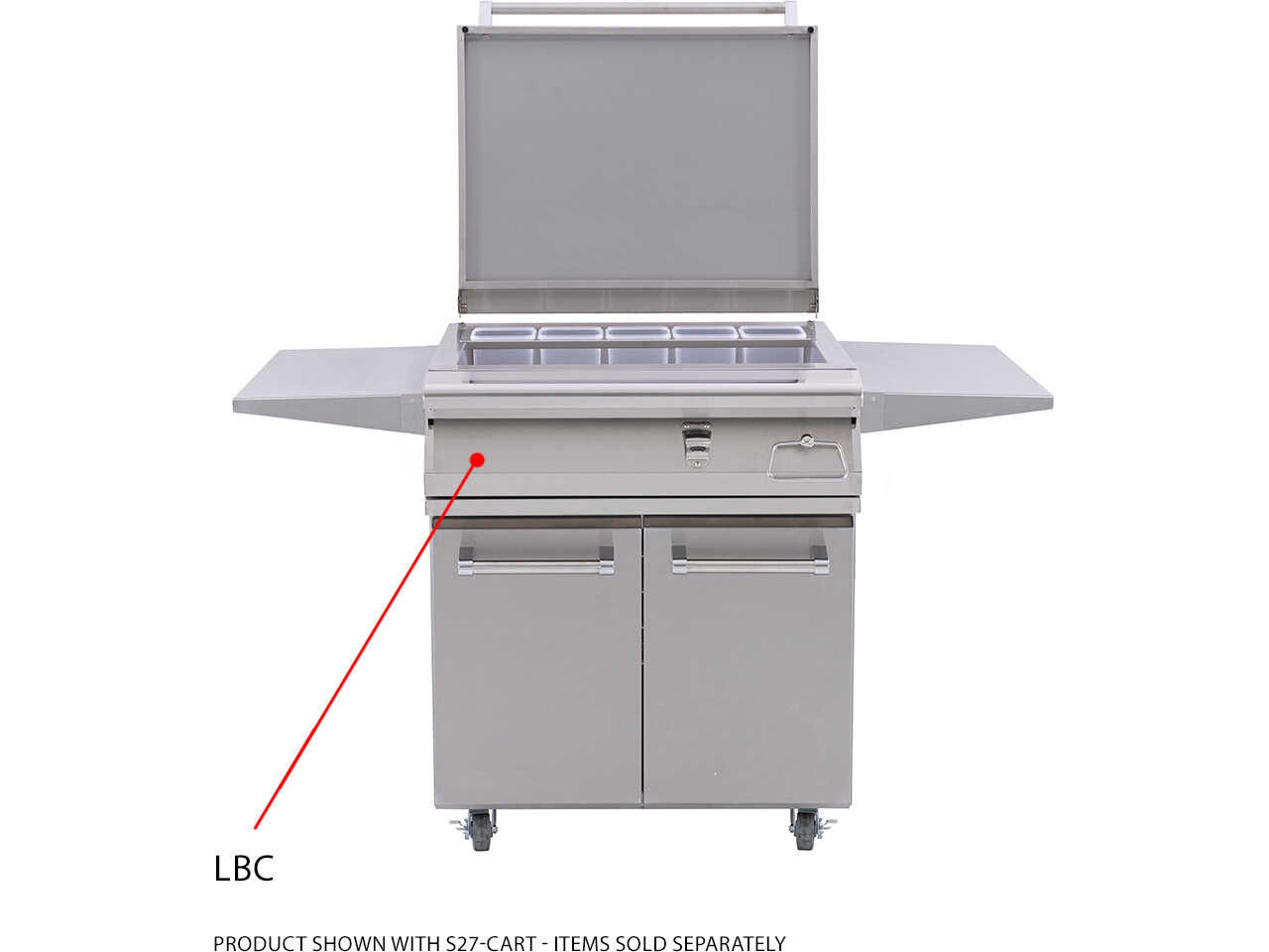 PGS Legacy Large Beverage Center Stainless Steel