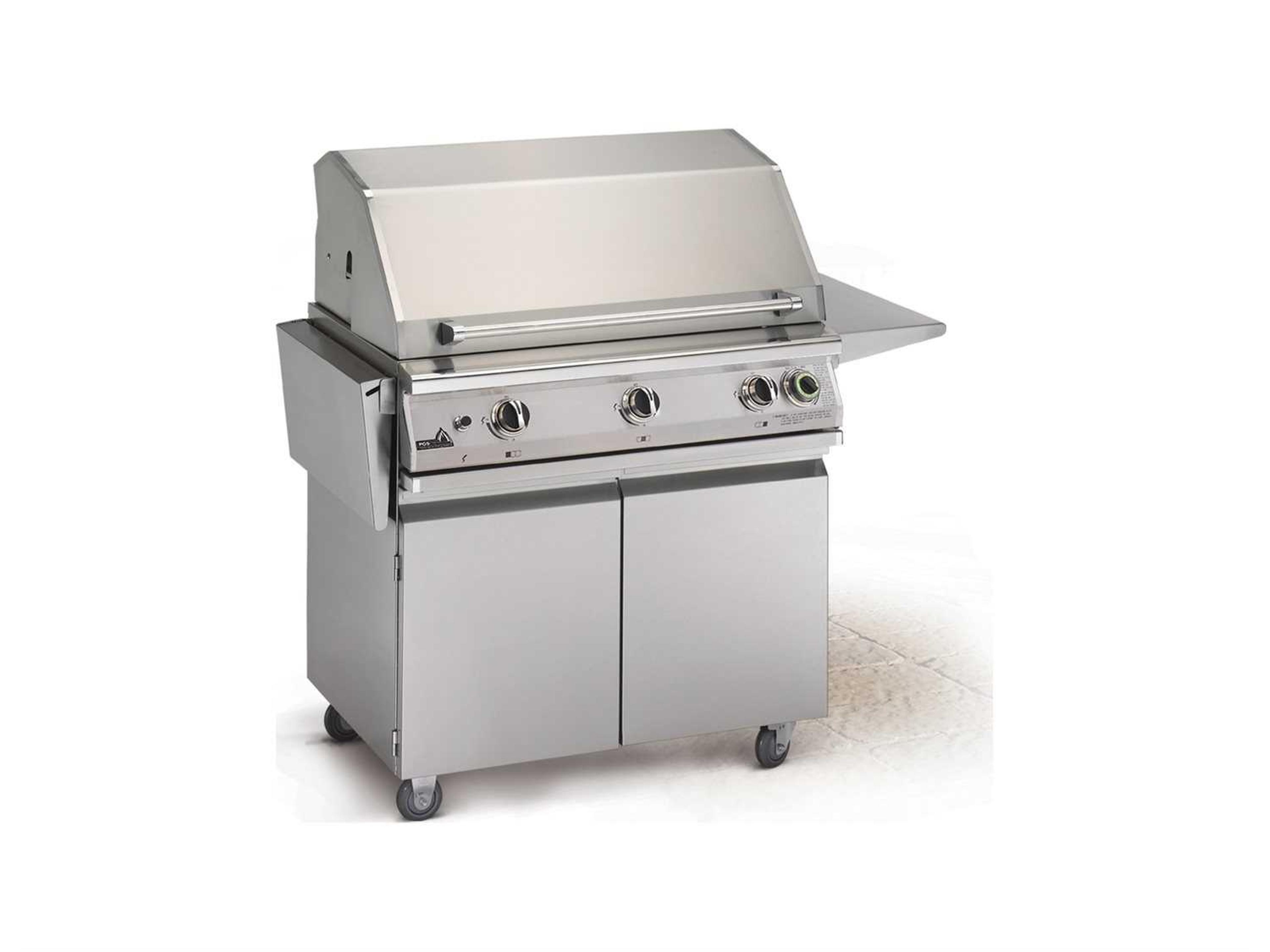 PGS Pacifica Commercial 39 Inch Built-In Natural Gas Grill With Timer