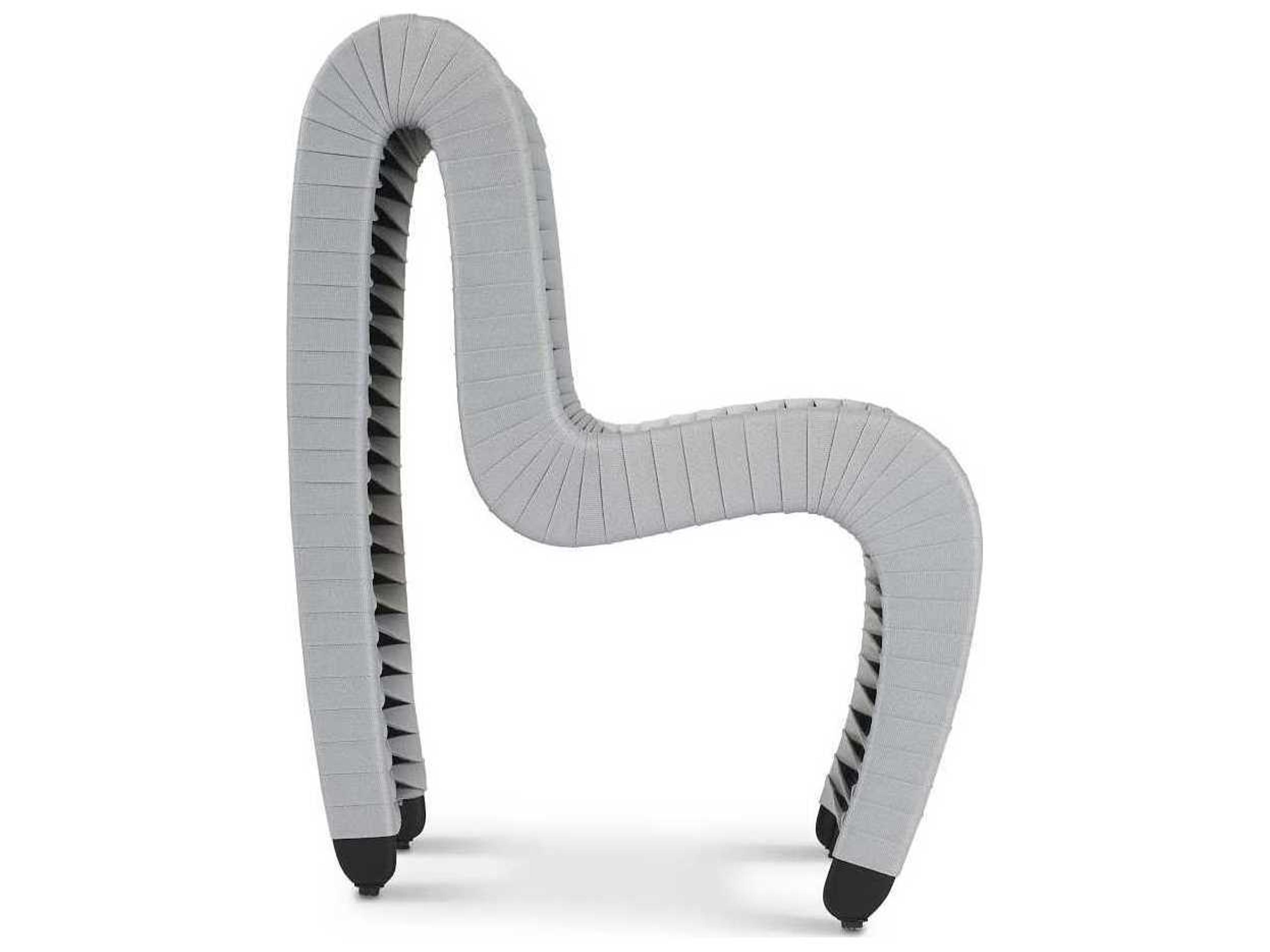 Phillips Collection Gray Upholstered Side Dining Chair