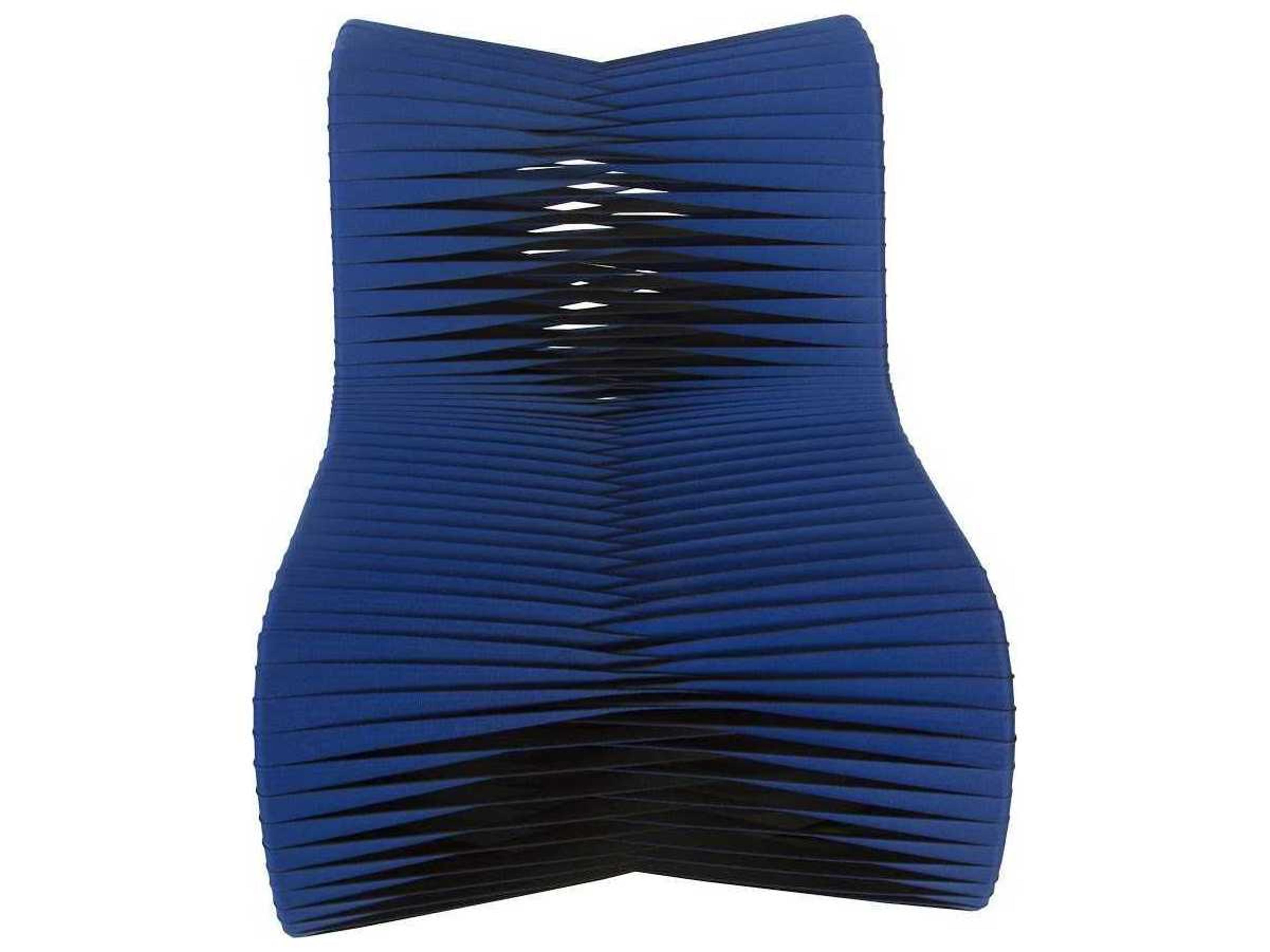 Phillips Collection Seat Belt Black Fabric Accent Chair