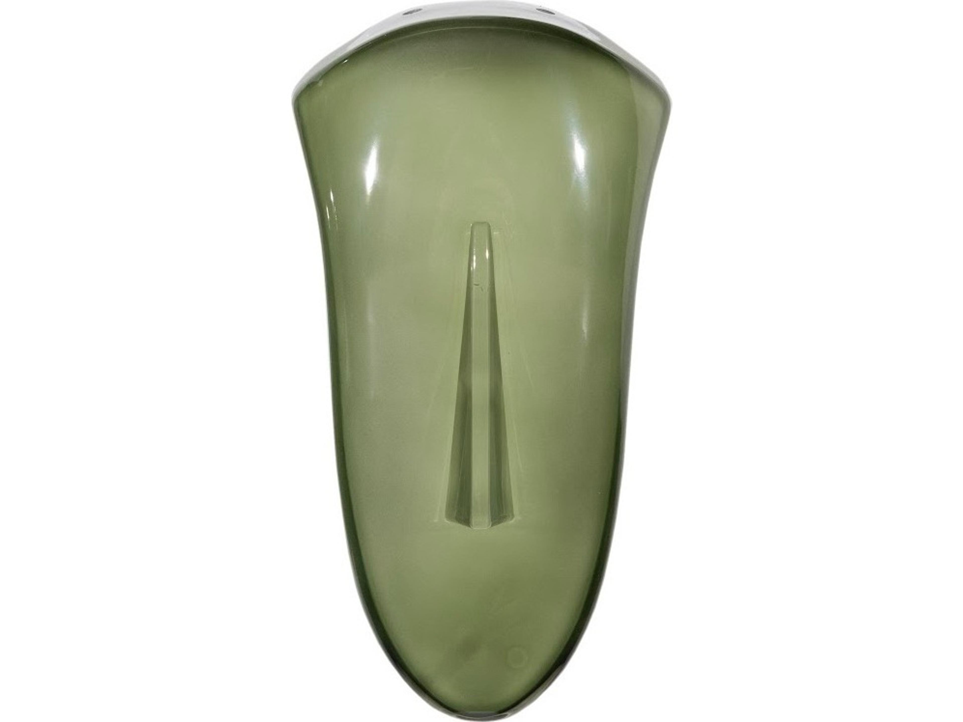 Cycladic Green Convex Glass Wall Art