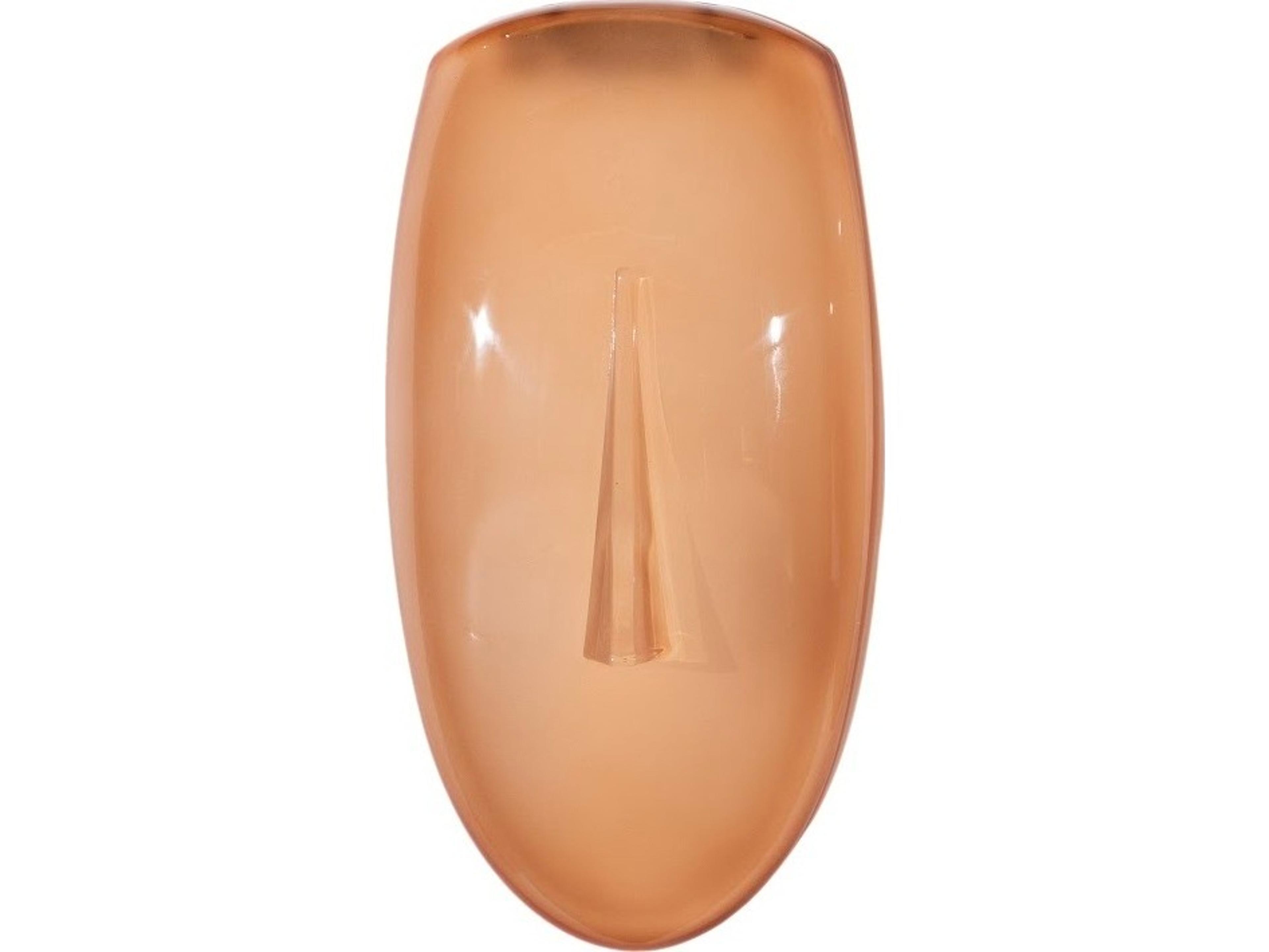 Cycladic Brown Concave Glass Wall Art