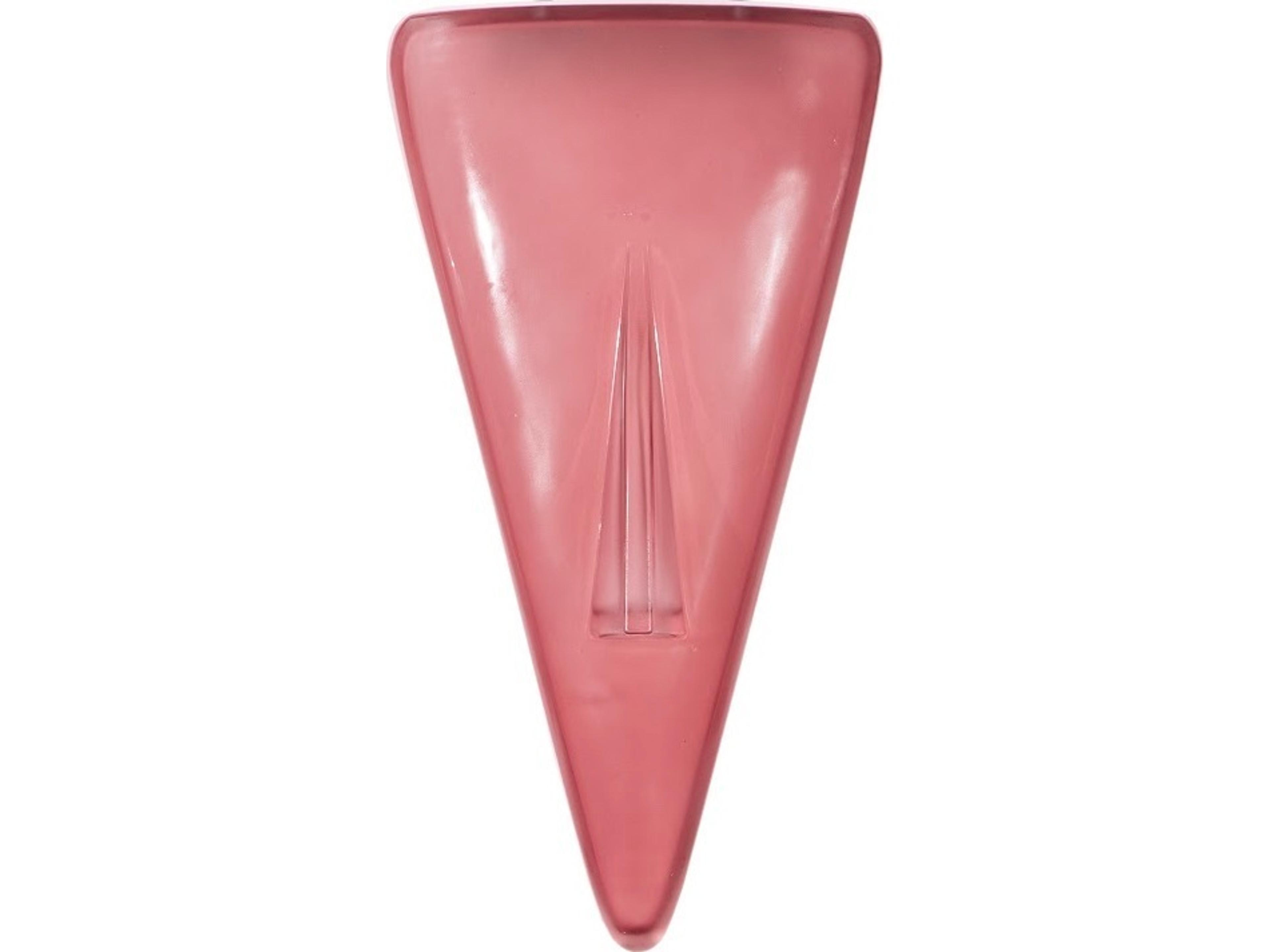 Cycladic Pink Triangle Glass Wall Art