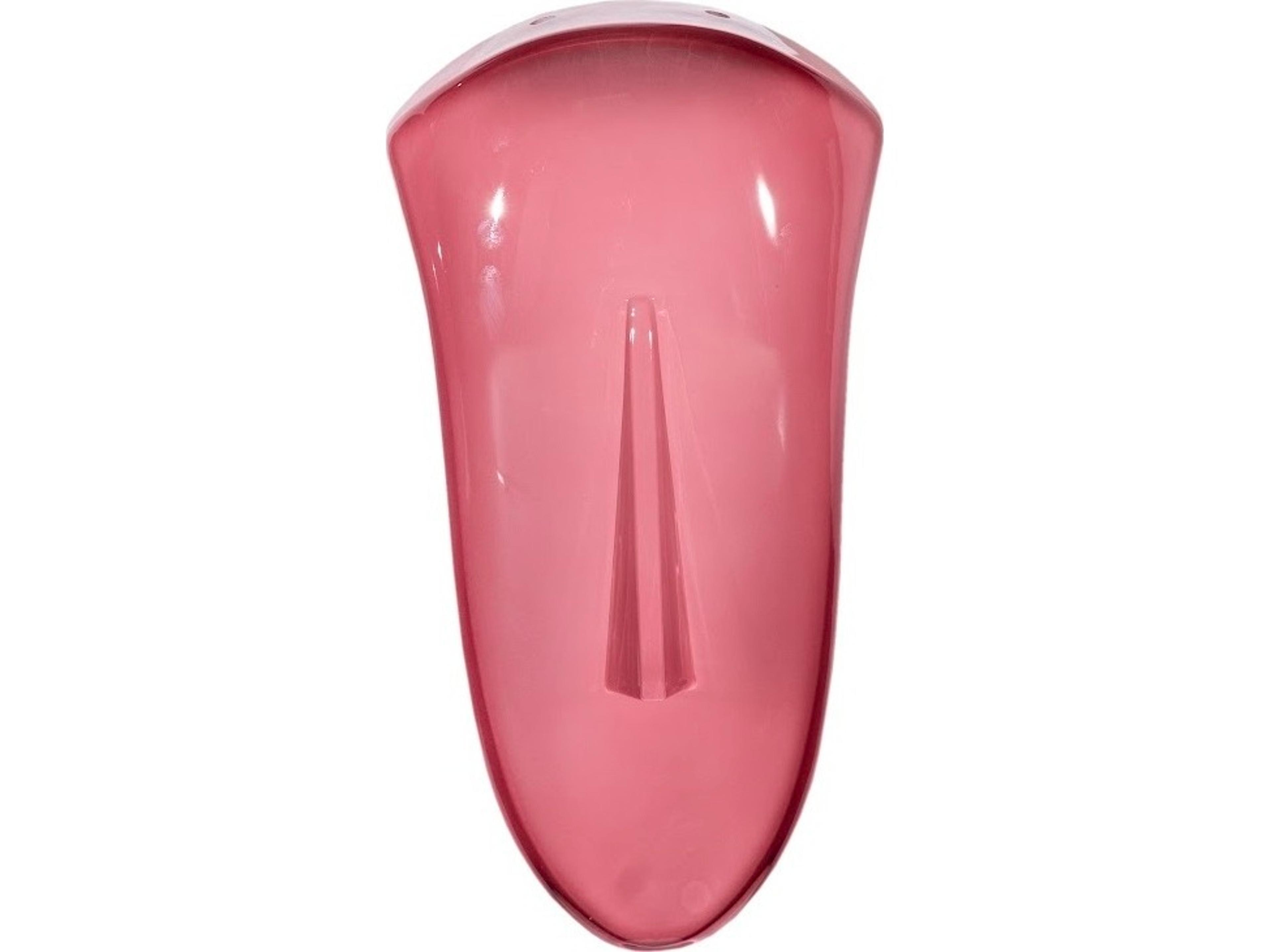 Cycladic Pink Convex Glass Wall Art