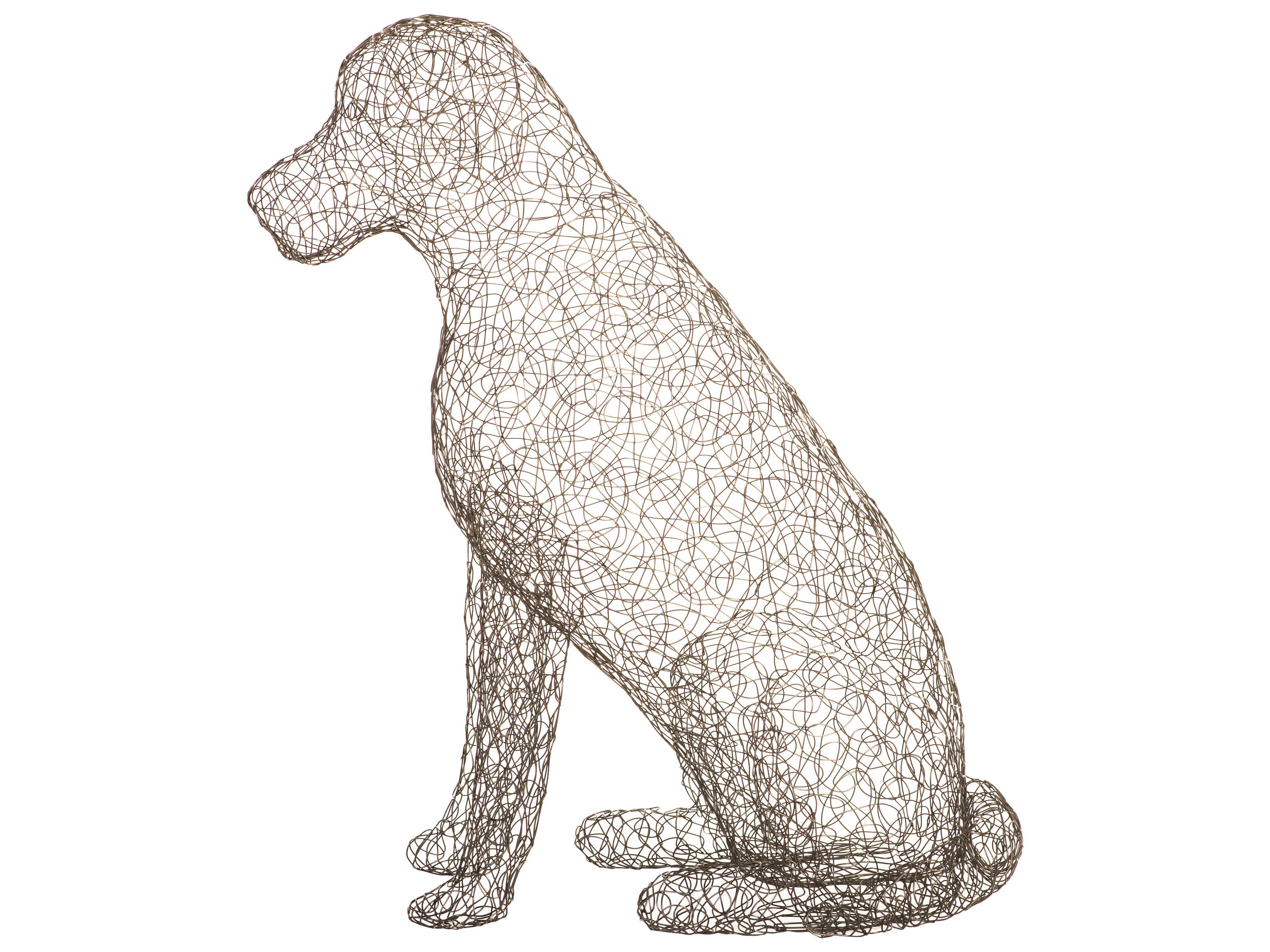 Phillips Collection Crazy Wire Black Sculpture