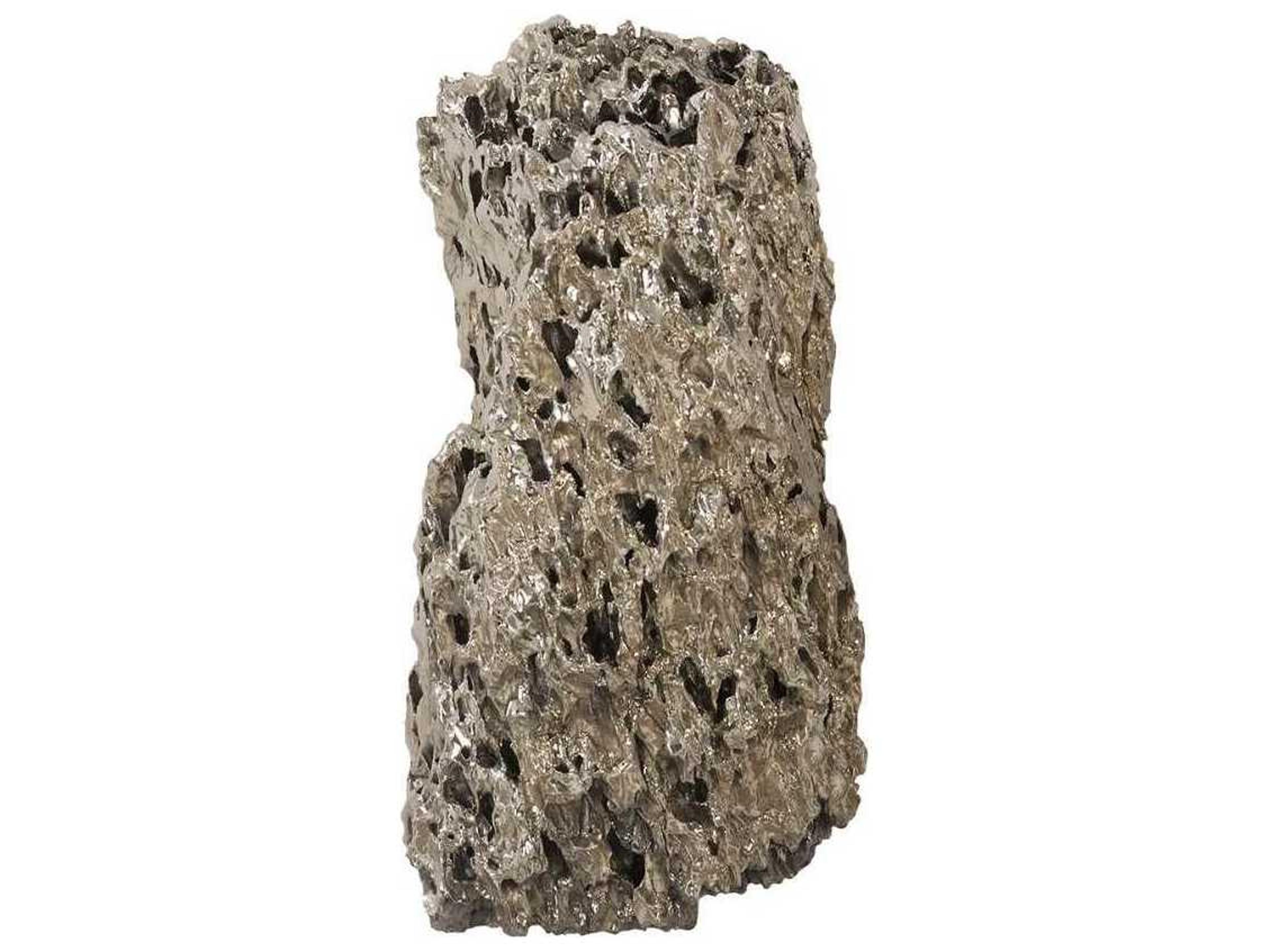 Phillips Collection Chrome Stalagmite 3D Wall Art Set of 3