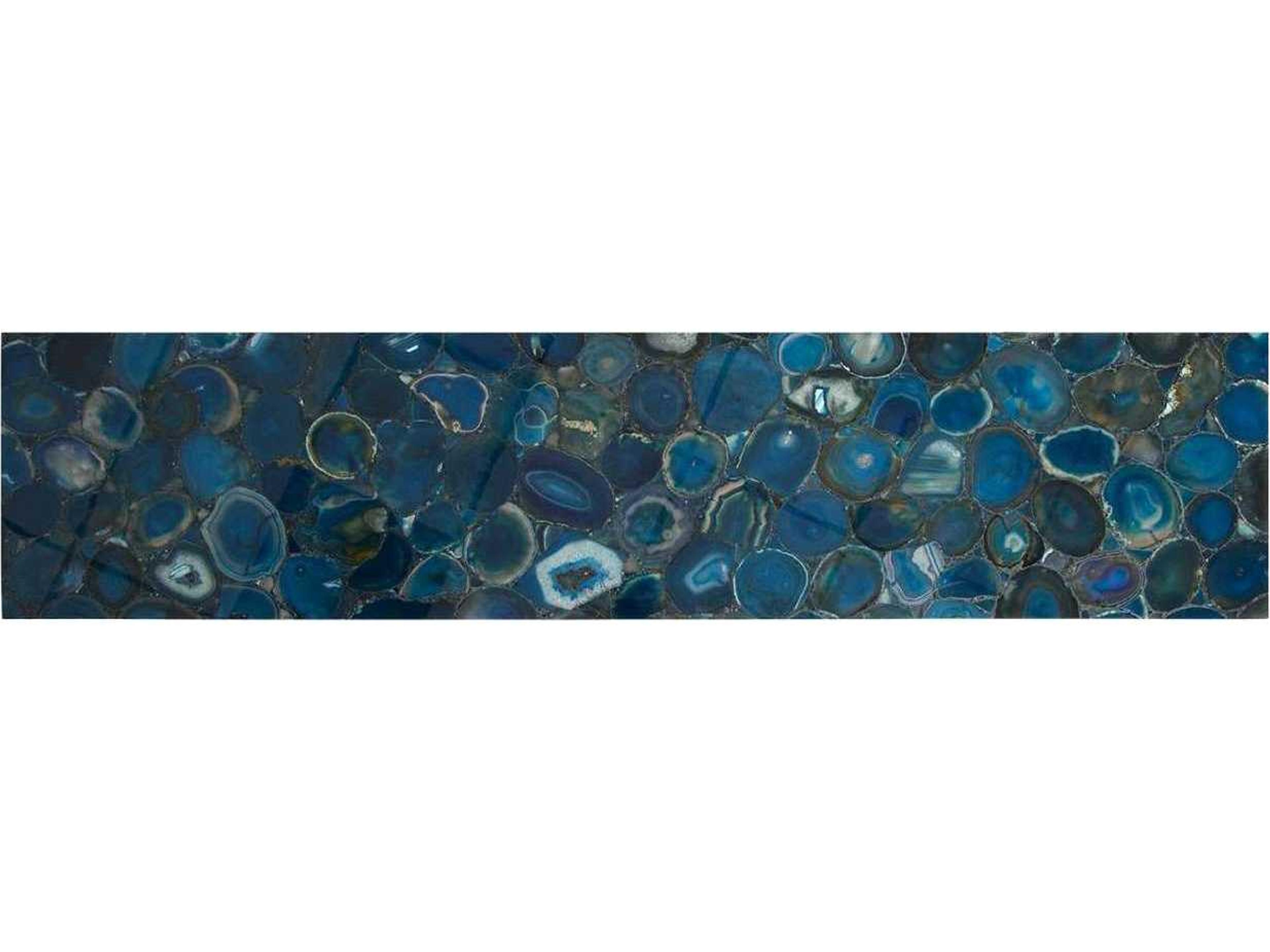 Luxecor Rectangular Stone Natural Console Table