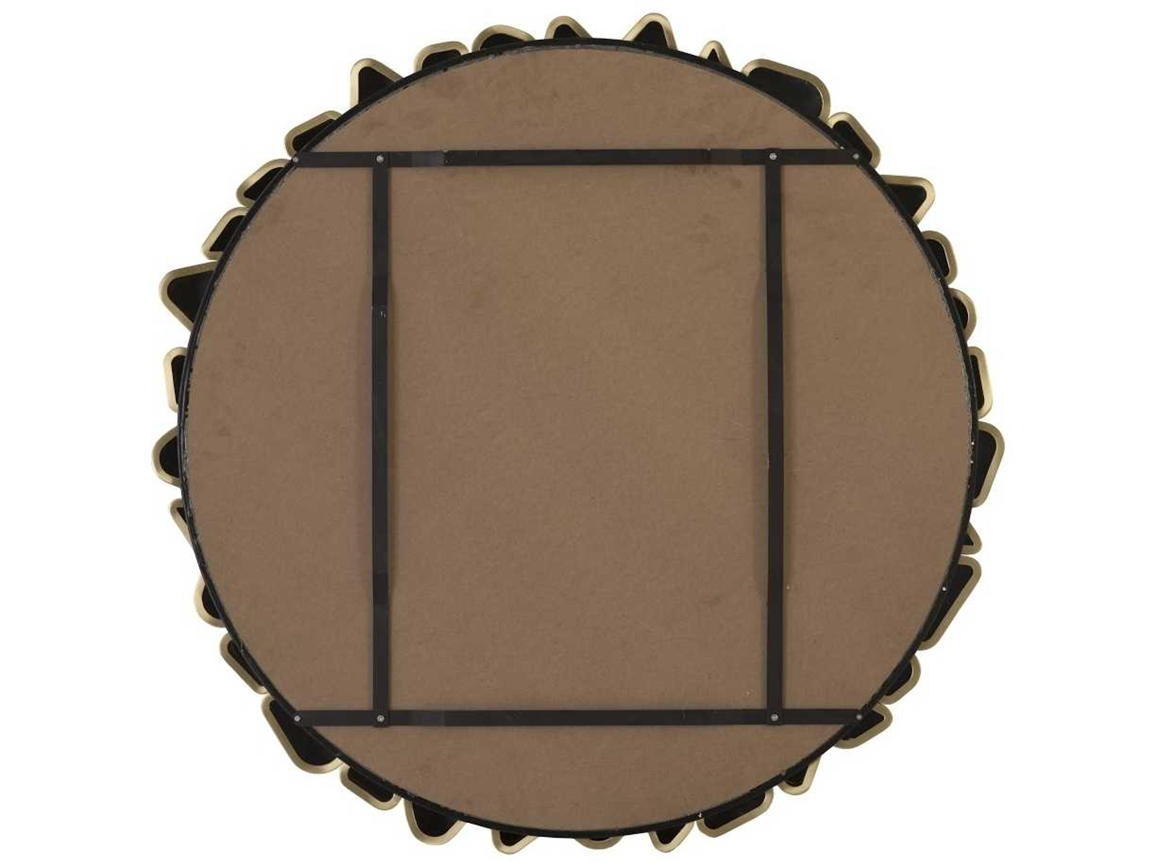 Phillips Collection Gold Round Wall Mirror