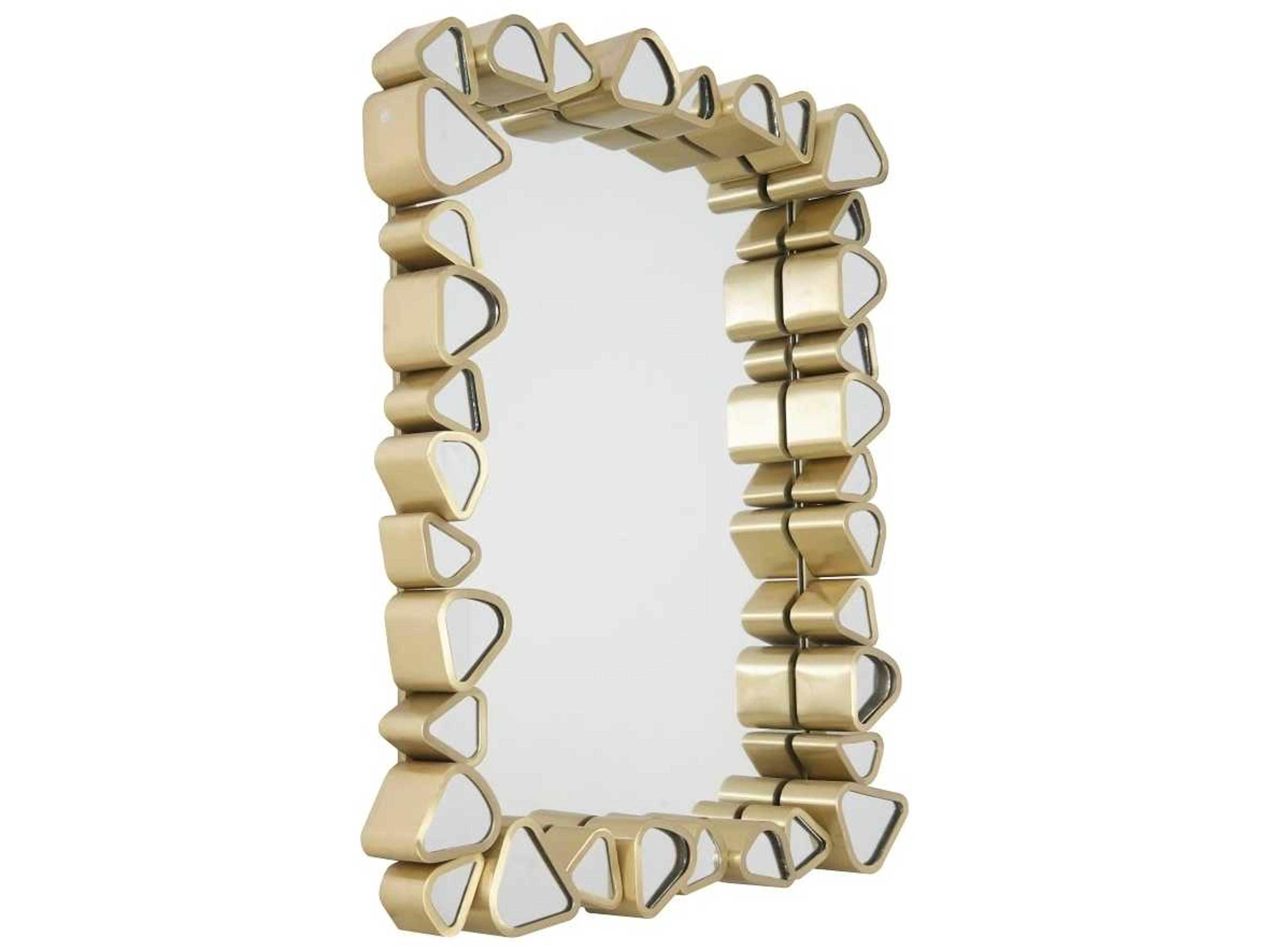 Phillips Collection Gold Rectangular Wall Mirror