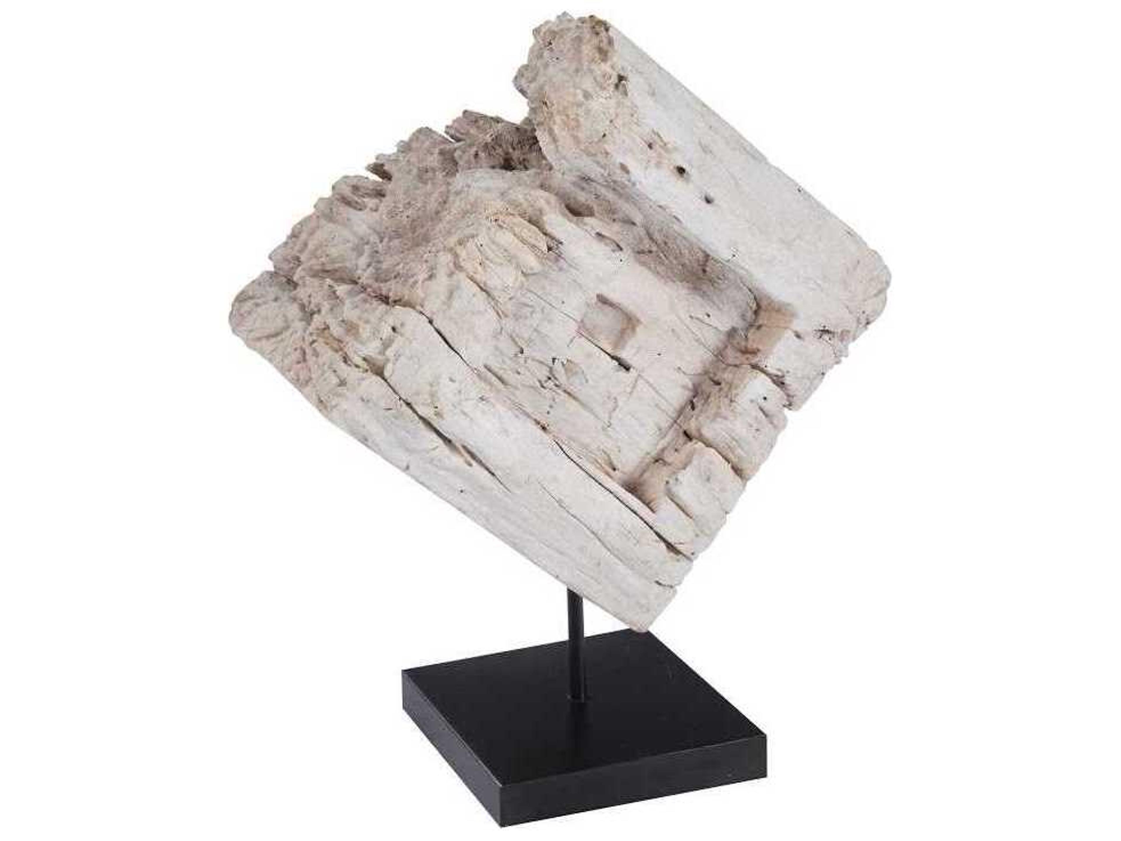 Phillips Collection Eroded Wood Block on Stand